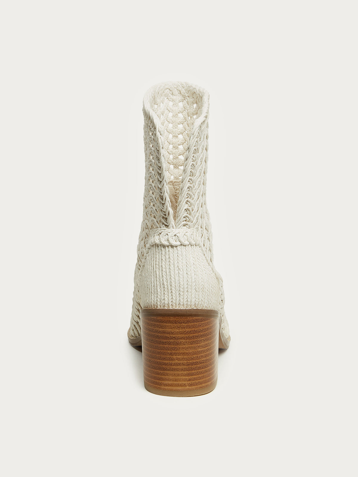 Emery Ivory Crochet Booties