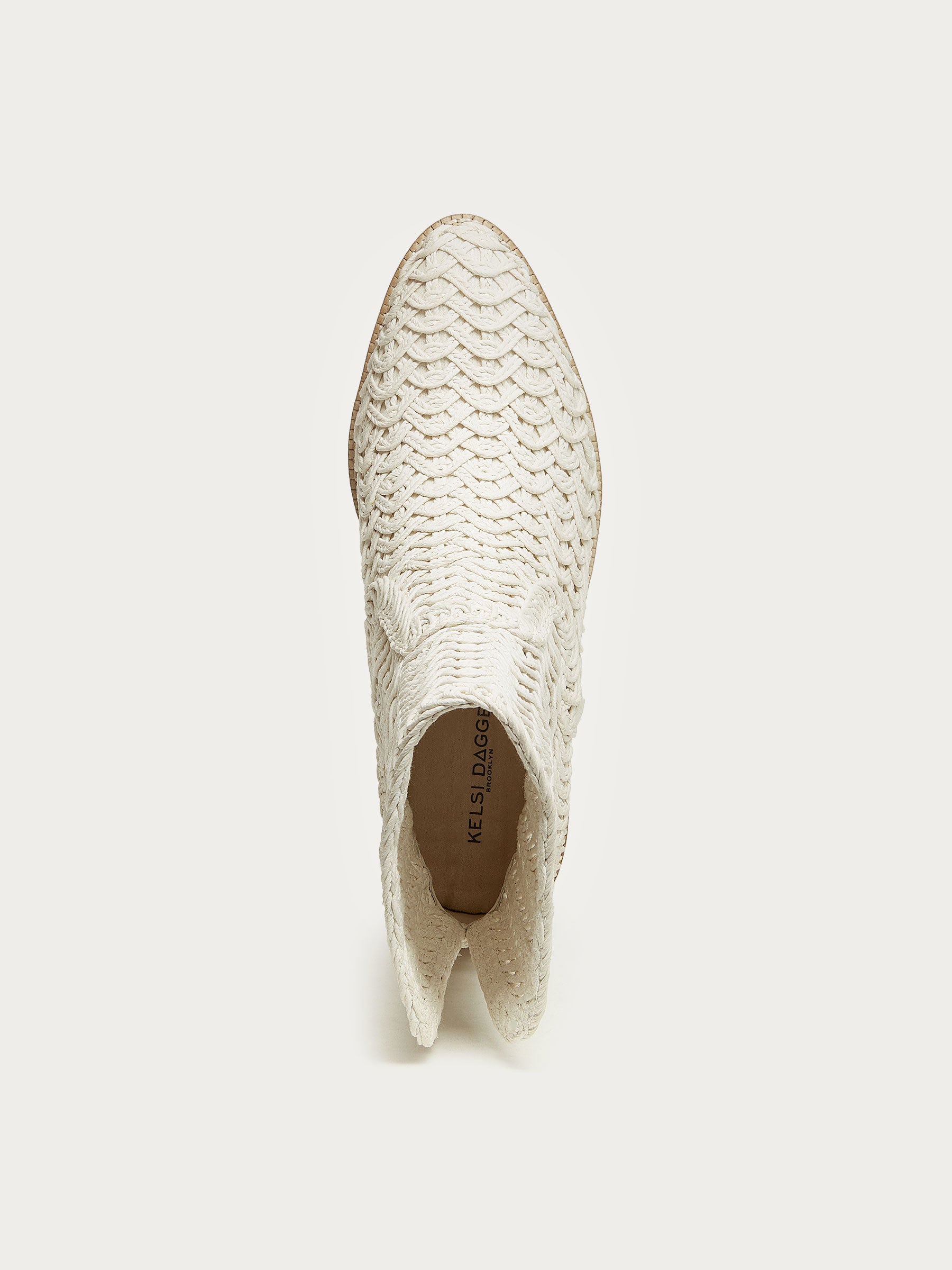 Emery Ivory Crochet Booties
