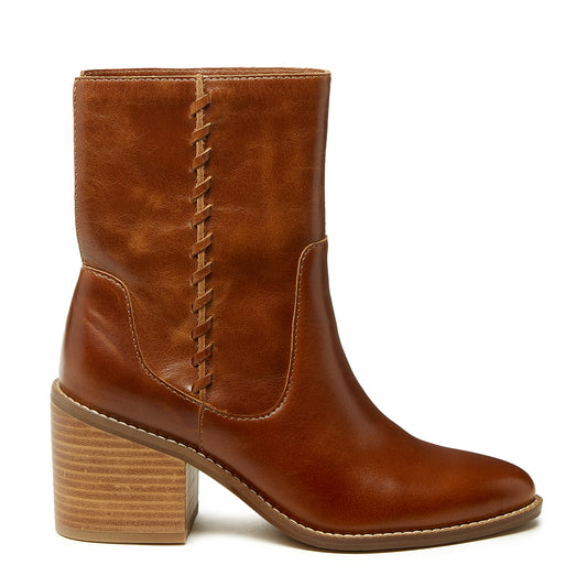 Emery Cognac Booties