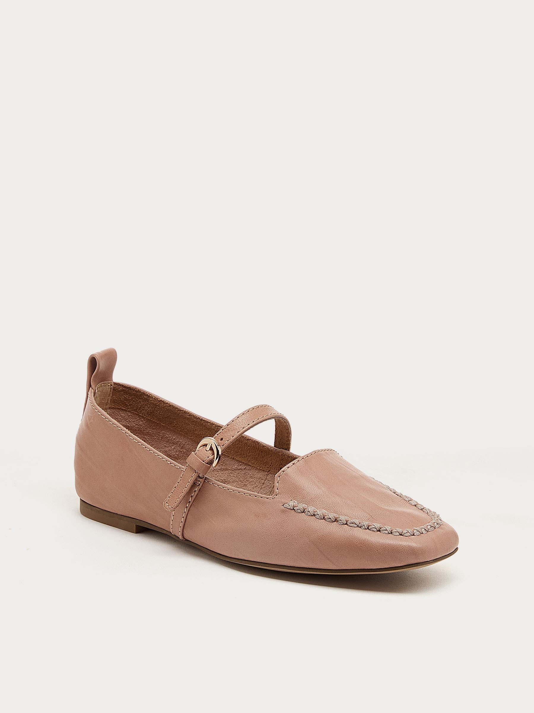 Ferry Pink Mary Jane Flats