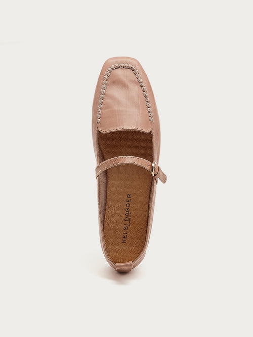 Ferry Pink Mary Jane Flats