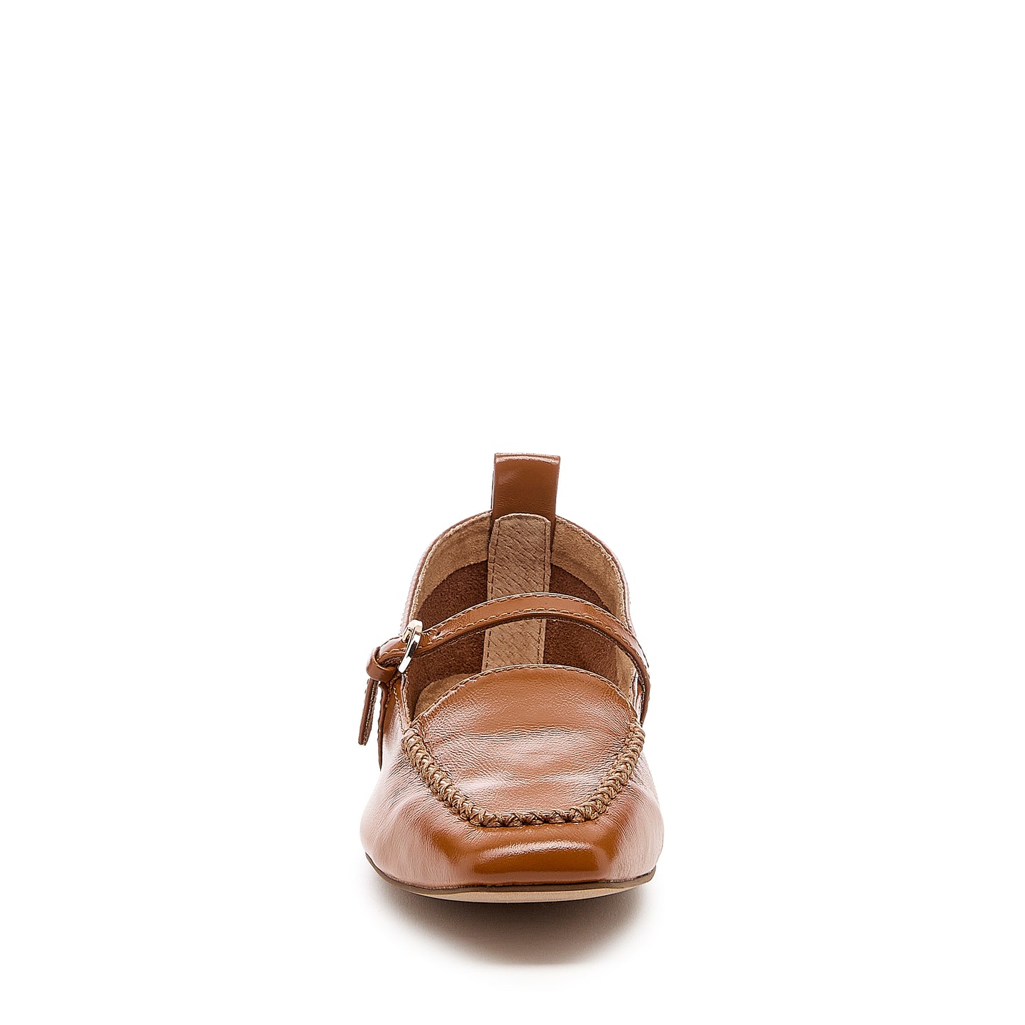 ferry cognac mary jane flats, women's mary jane flats styling detail, Kelsi Dagger Brooklyn