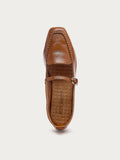 Ferry Cognac Mary Jane Flats