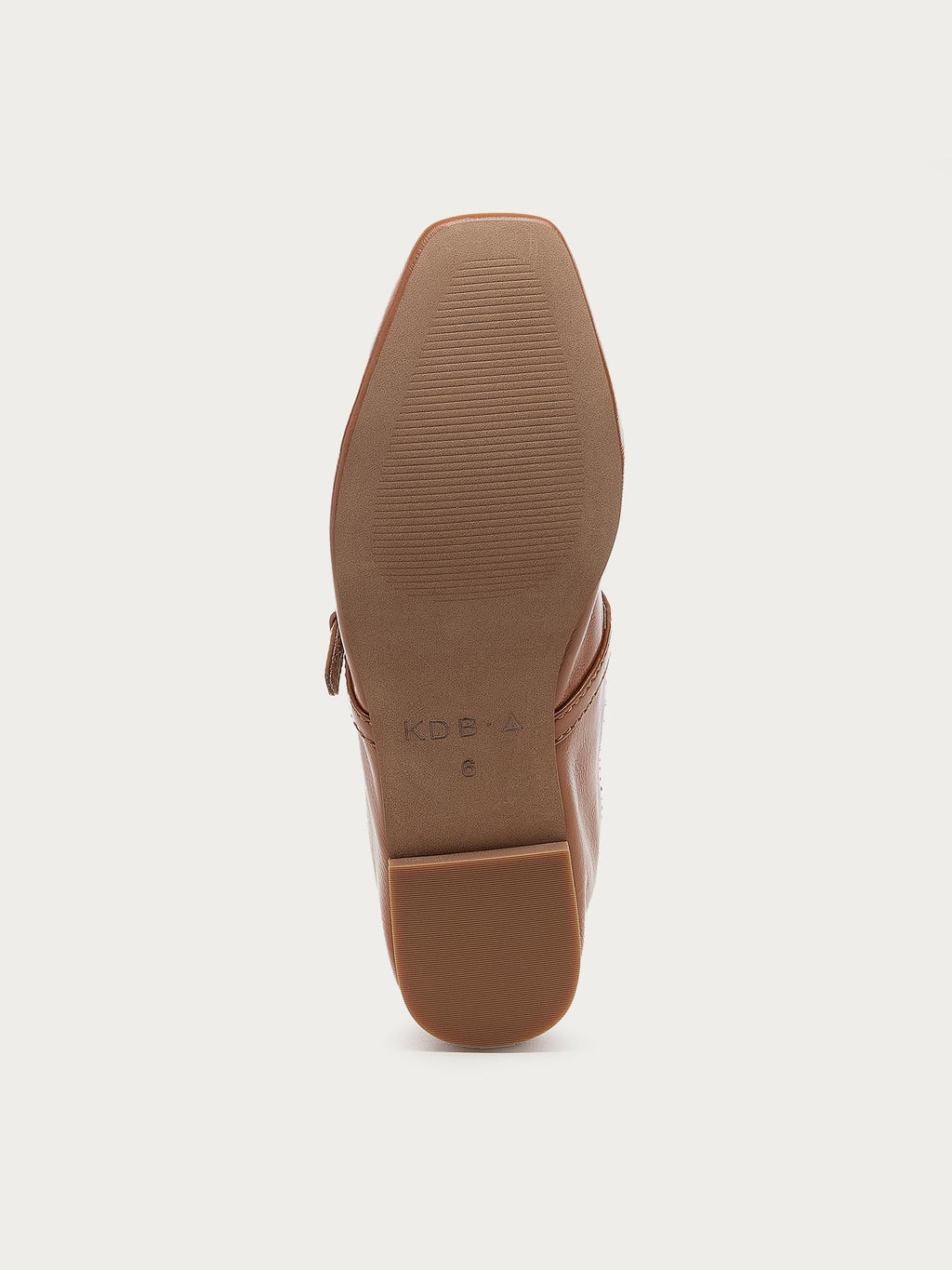 Ferry Cognac Mary Jane Flats