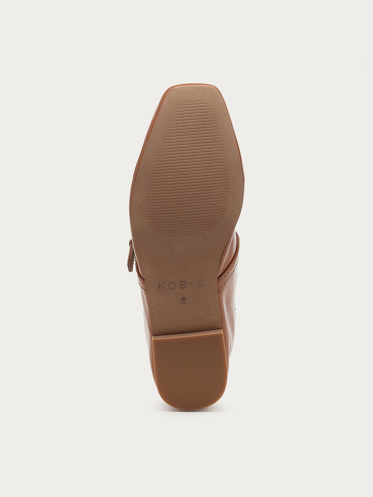 Ferry Cognac Mary Jane Flats