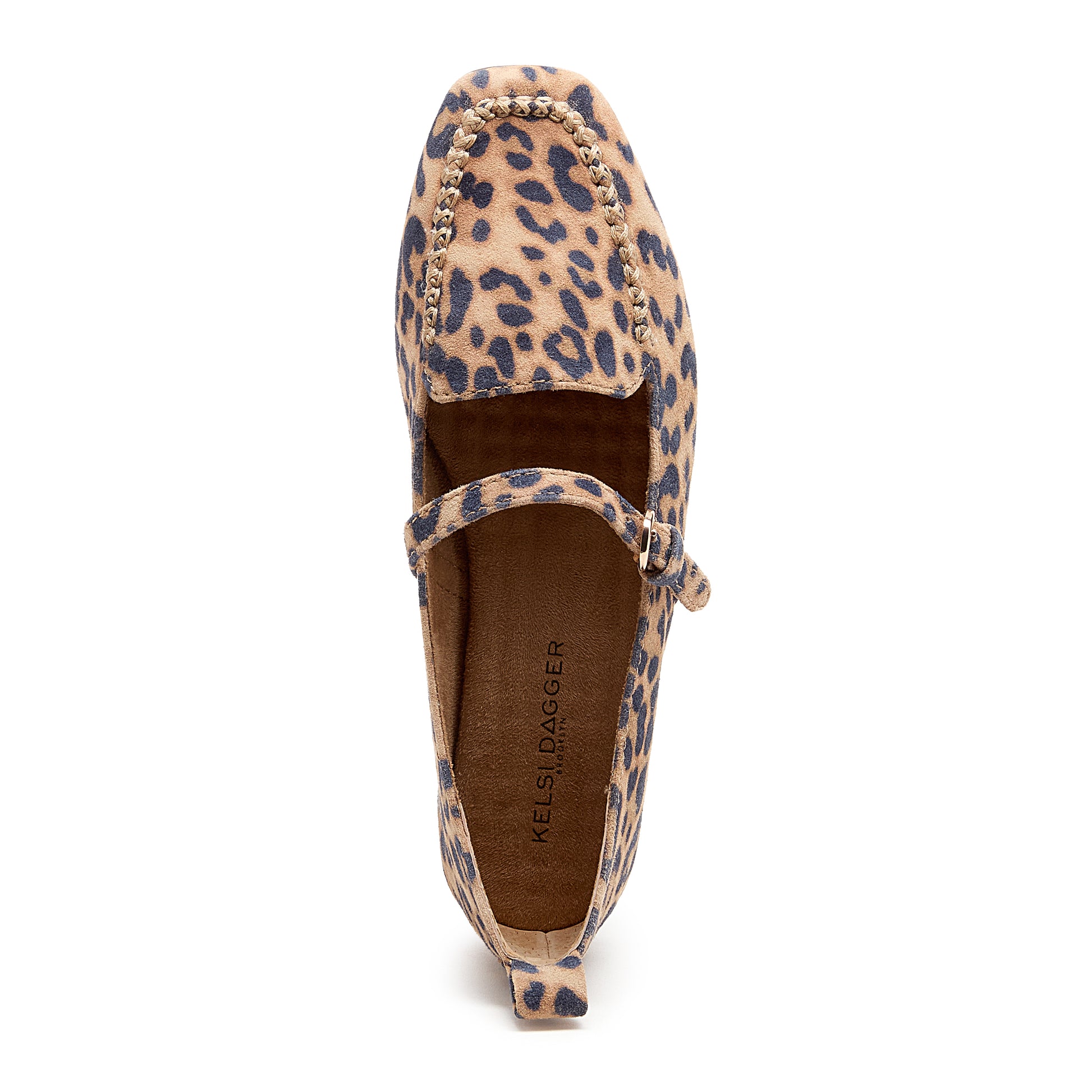 Ferry Leopard Mary Jane Flats | Adjustable buckle | Women's mary jane flats detail