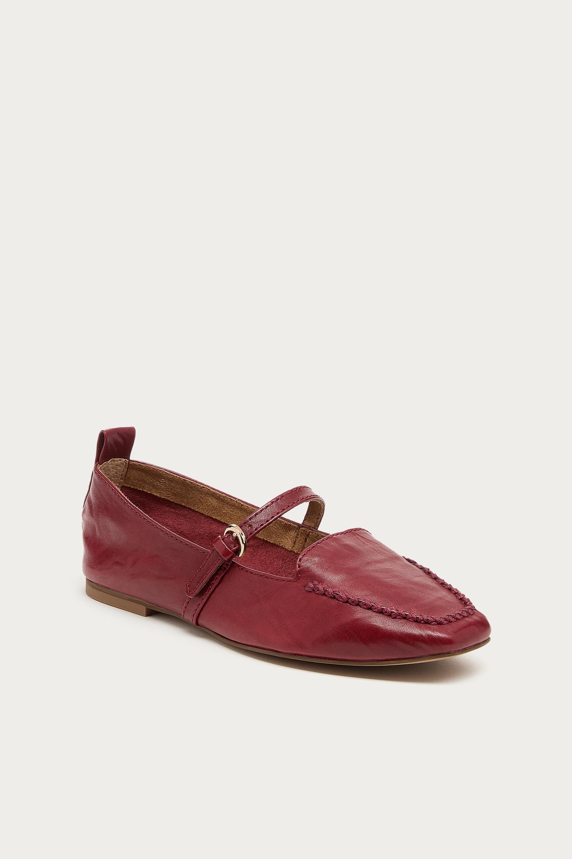 Ferry Raspberry Mary Jane Flat