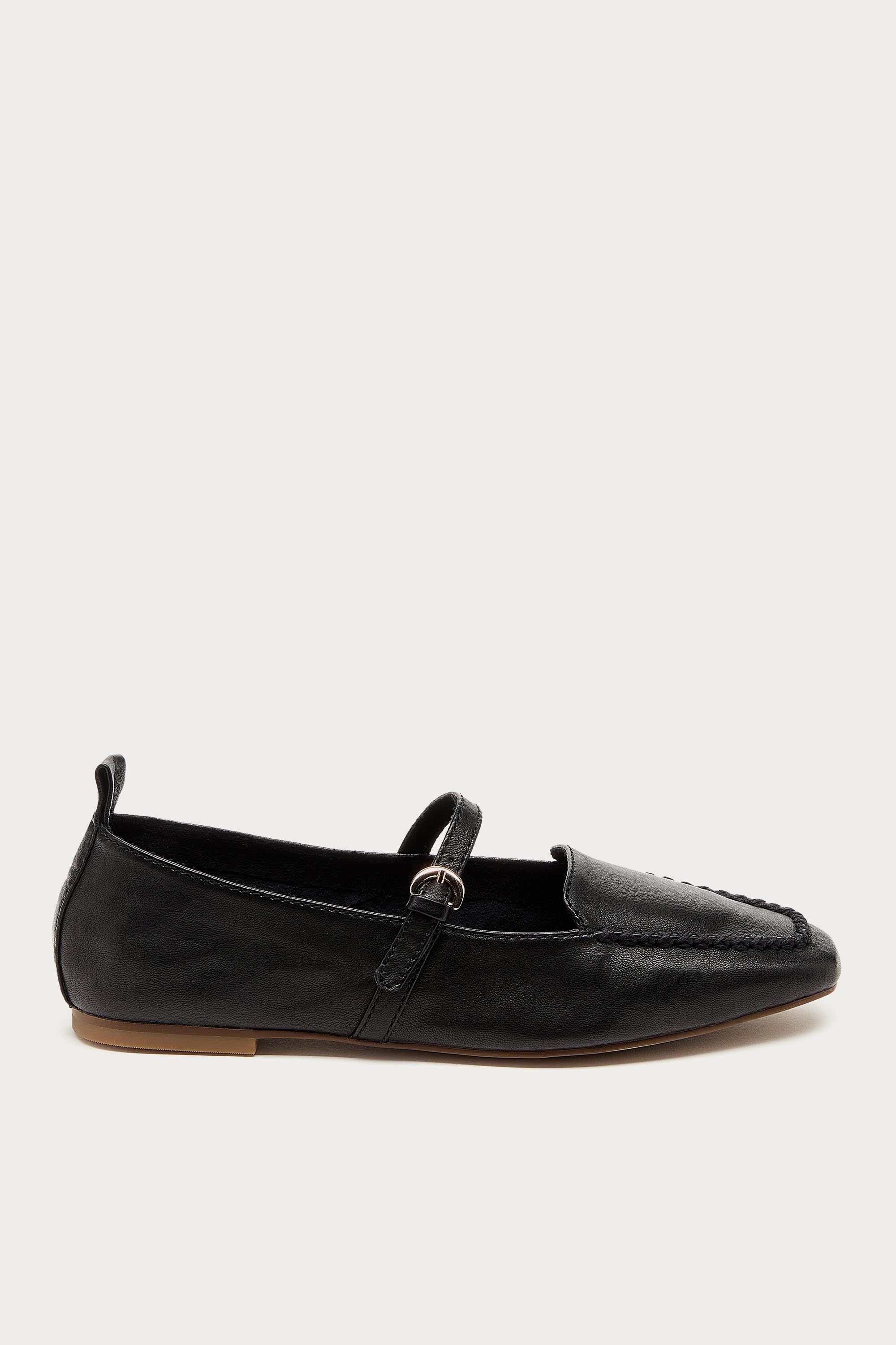 Ferry Black Mary Jane Flats