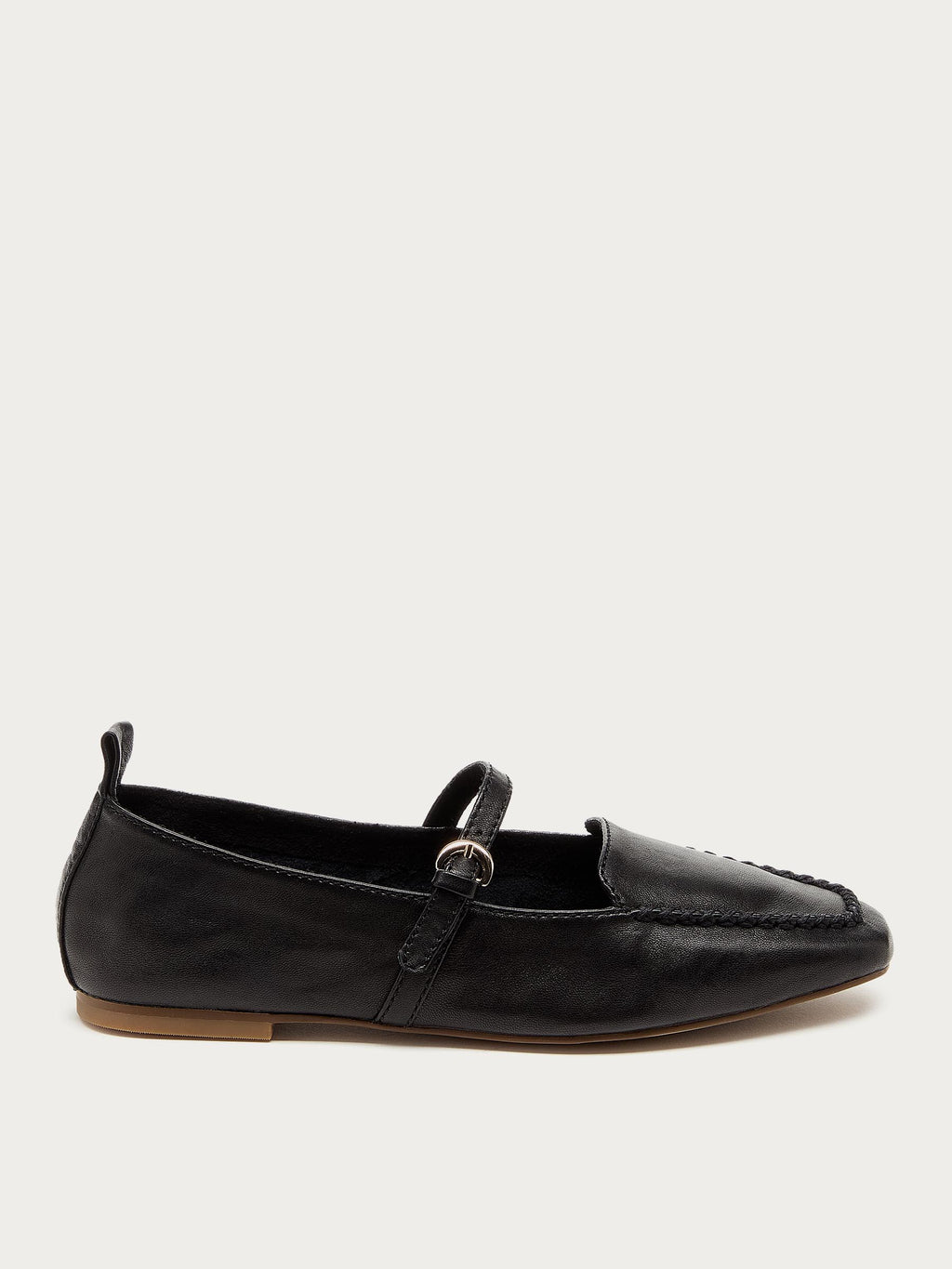 Ferry Black Mary Jane Flats