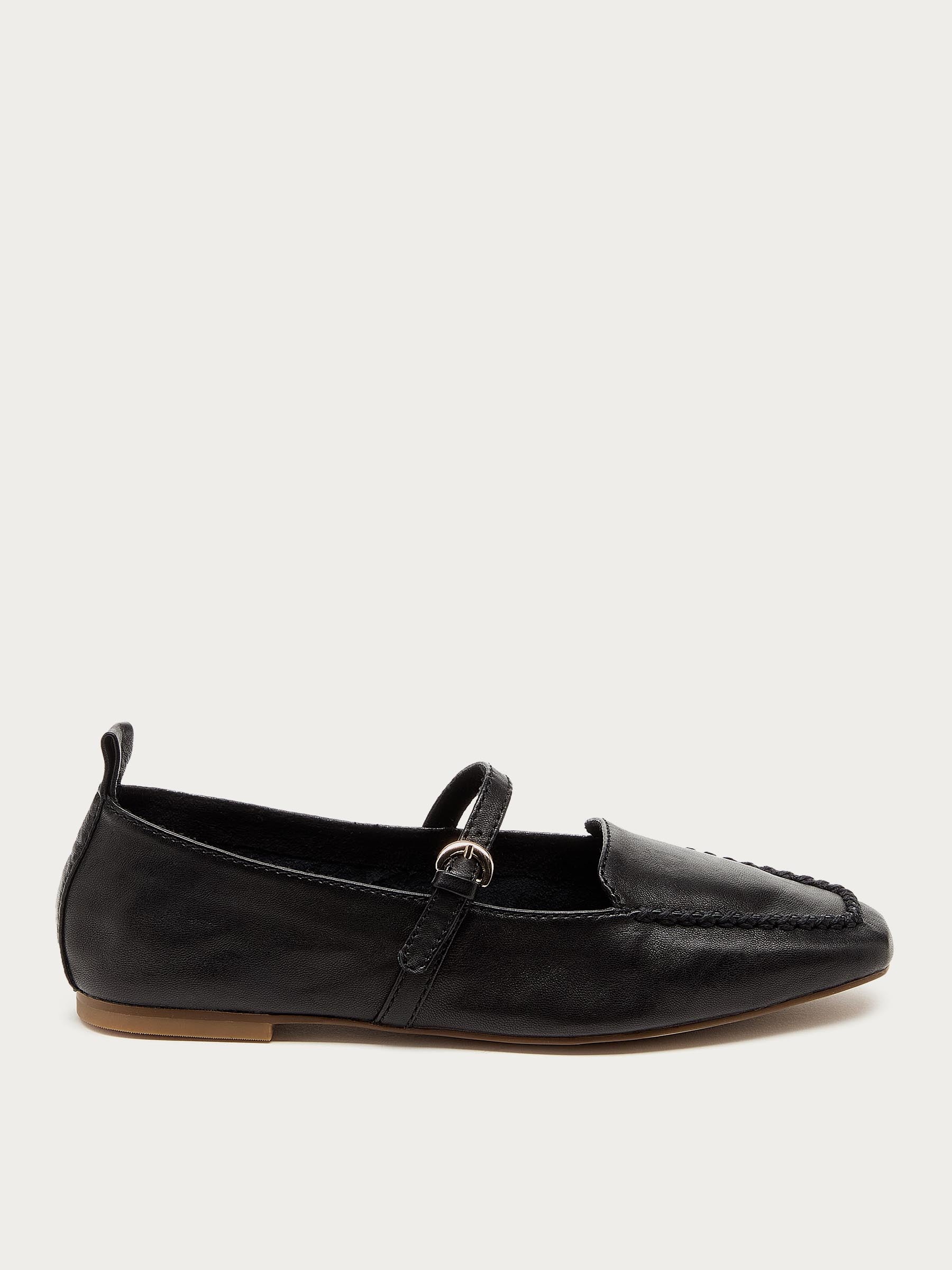 Ferry Black Mary Jane Flats
