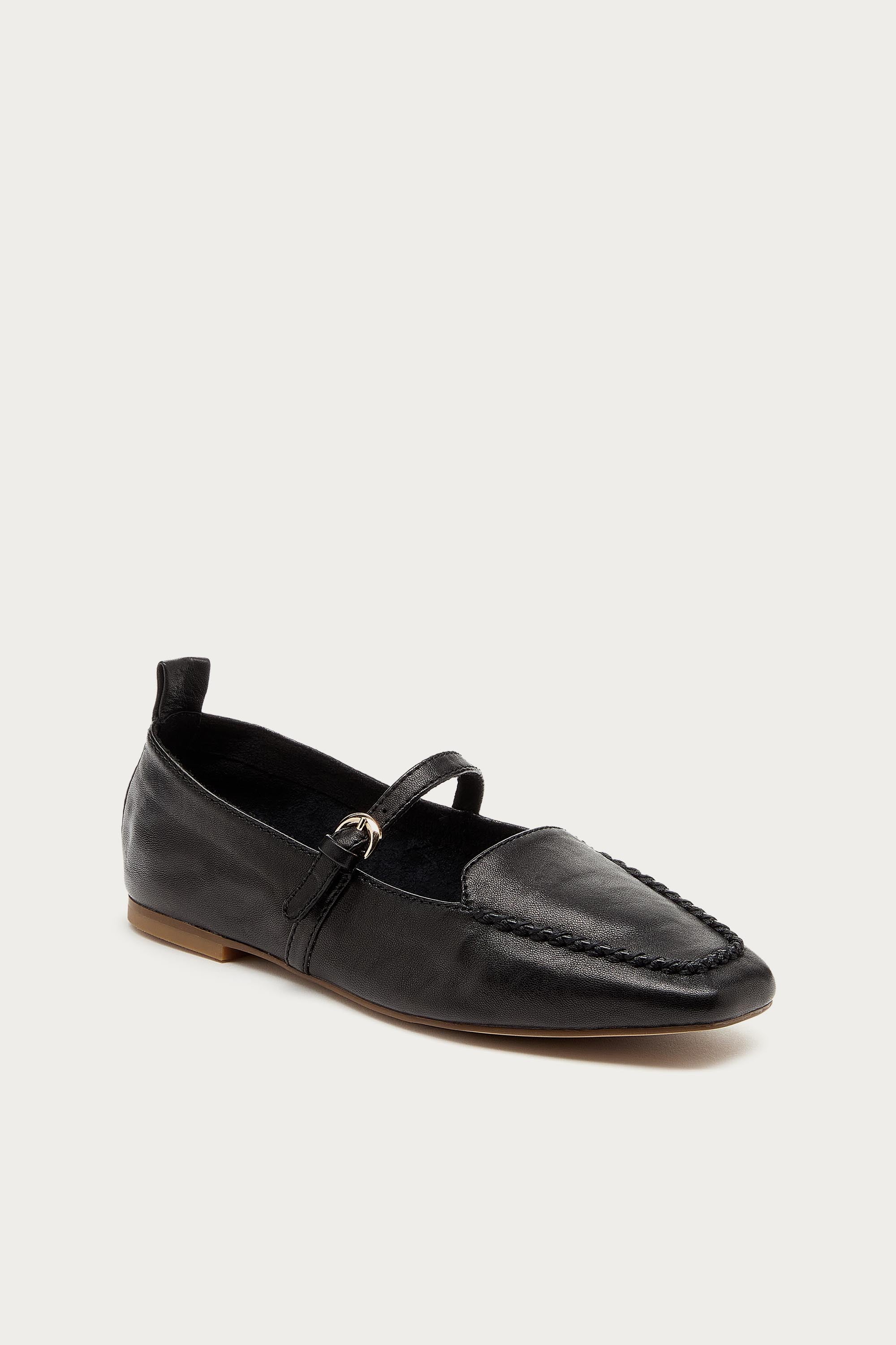 Ferry Black Mary Jane Flats