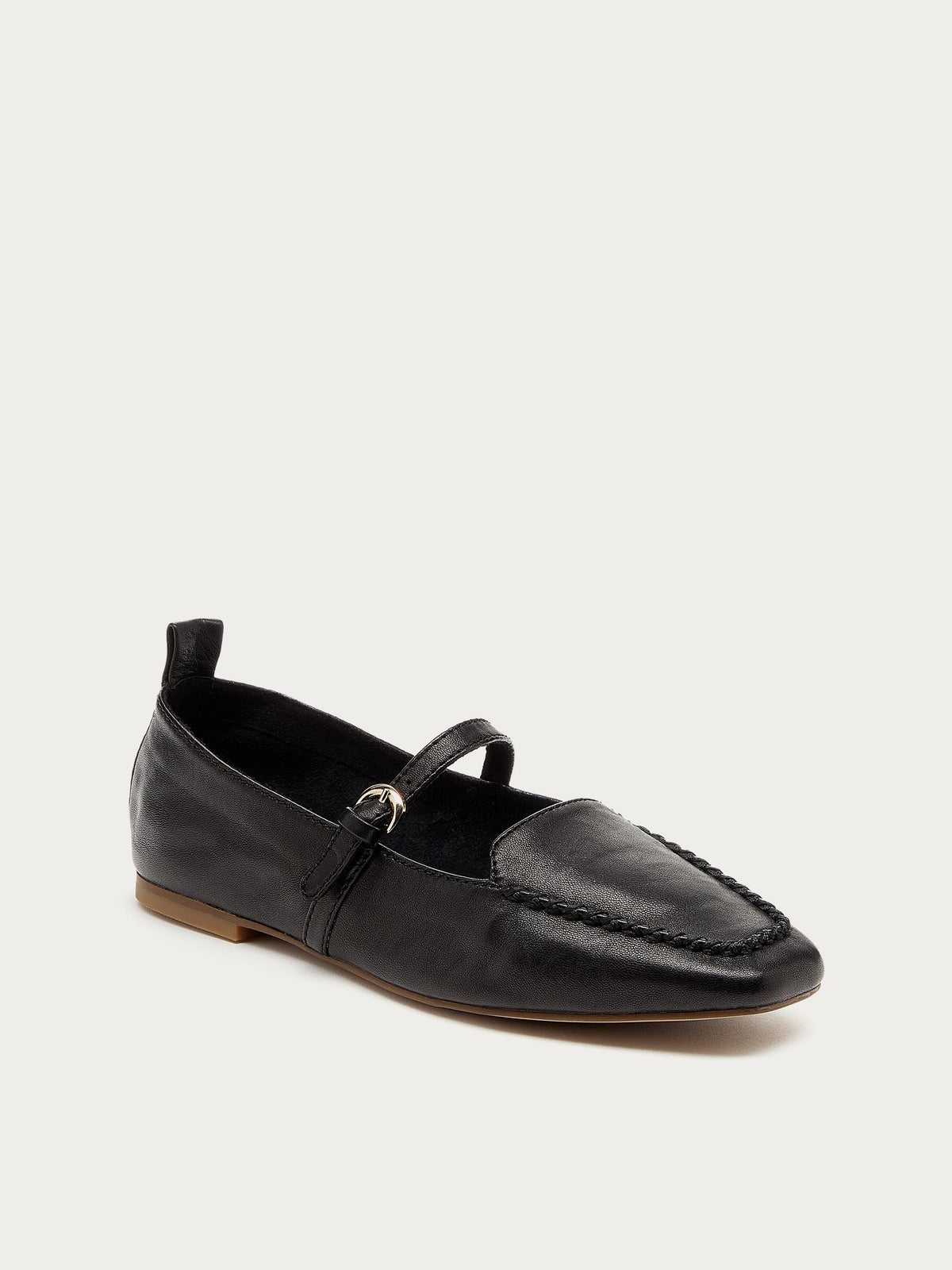 Ferry Black Mary Jane Flats