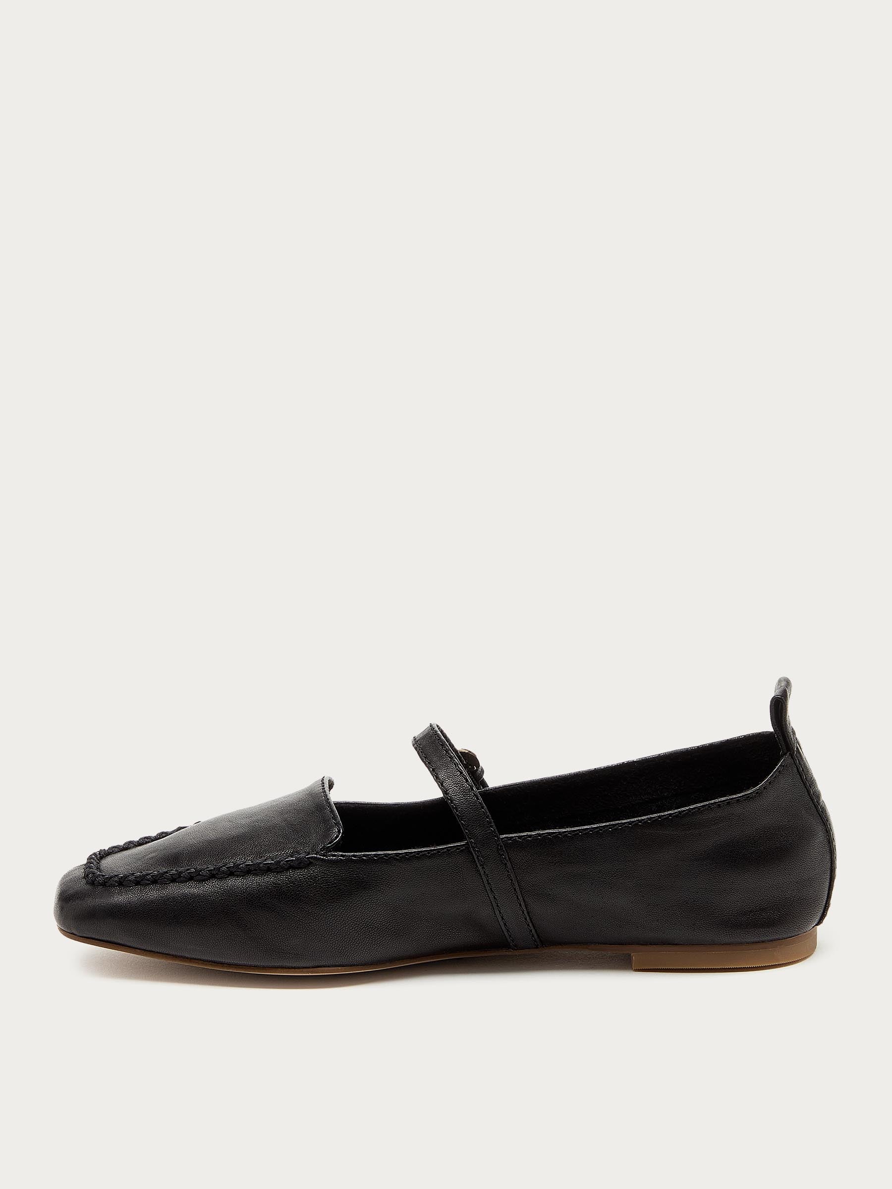 Ferry Black Mary Jane Flats
