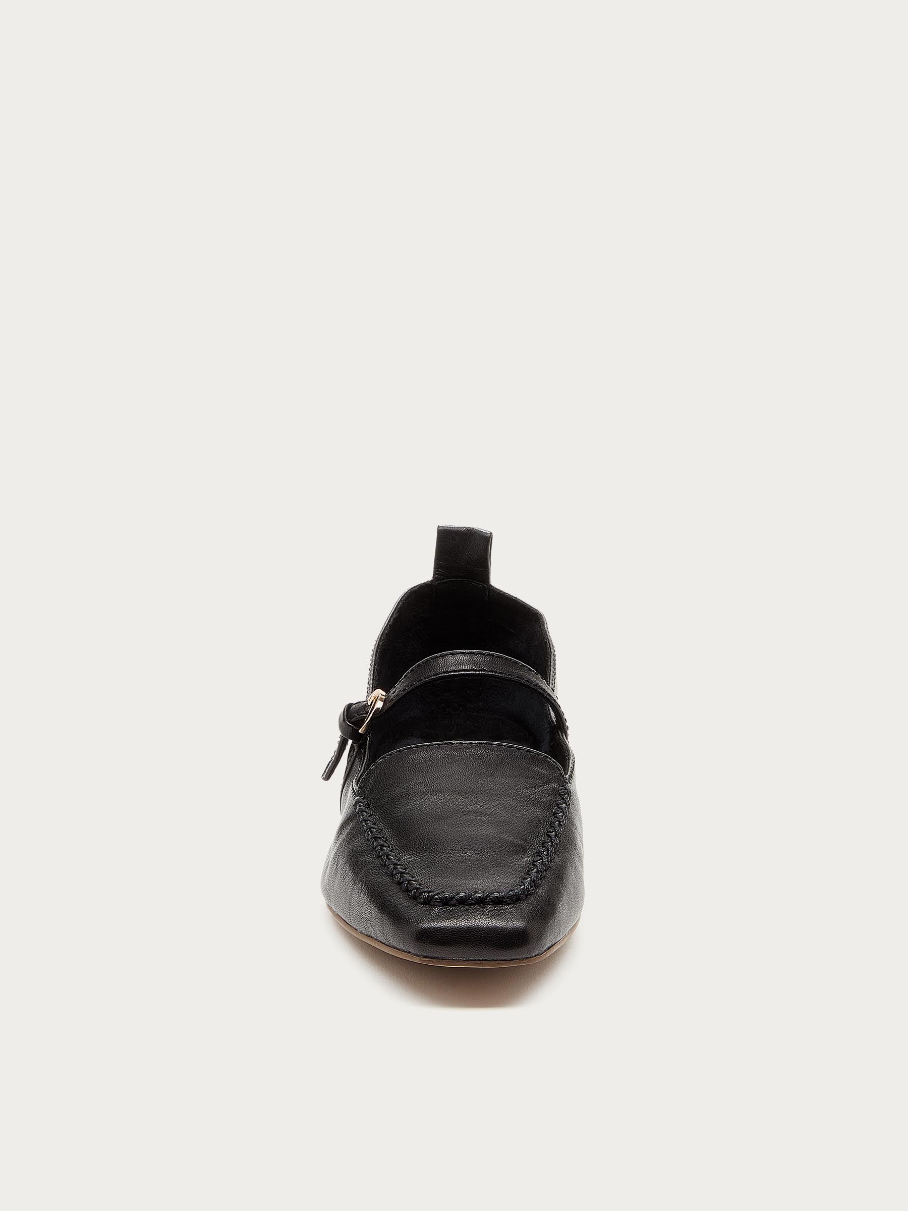 Ferry Black Mary Jane Flats