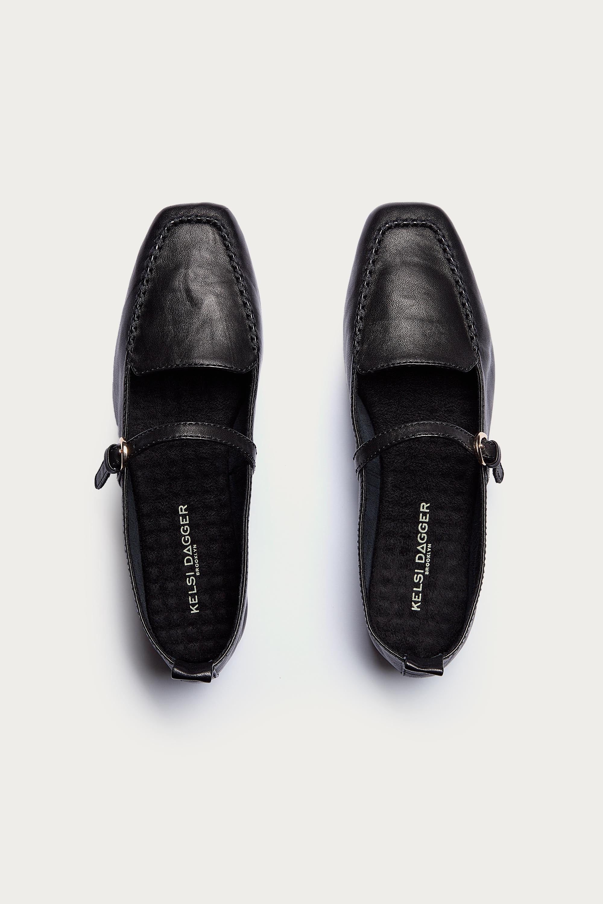Ferry Black Mary Jane Flats