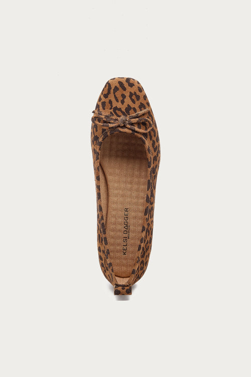 Frankie Leopard Ballet Flats