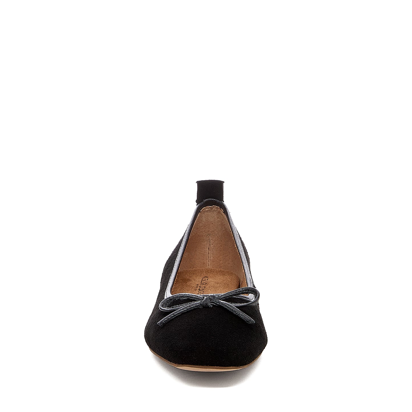 Frankie Black Suede Ballet Flats