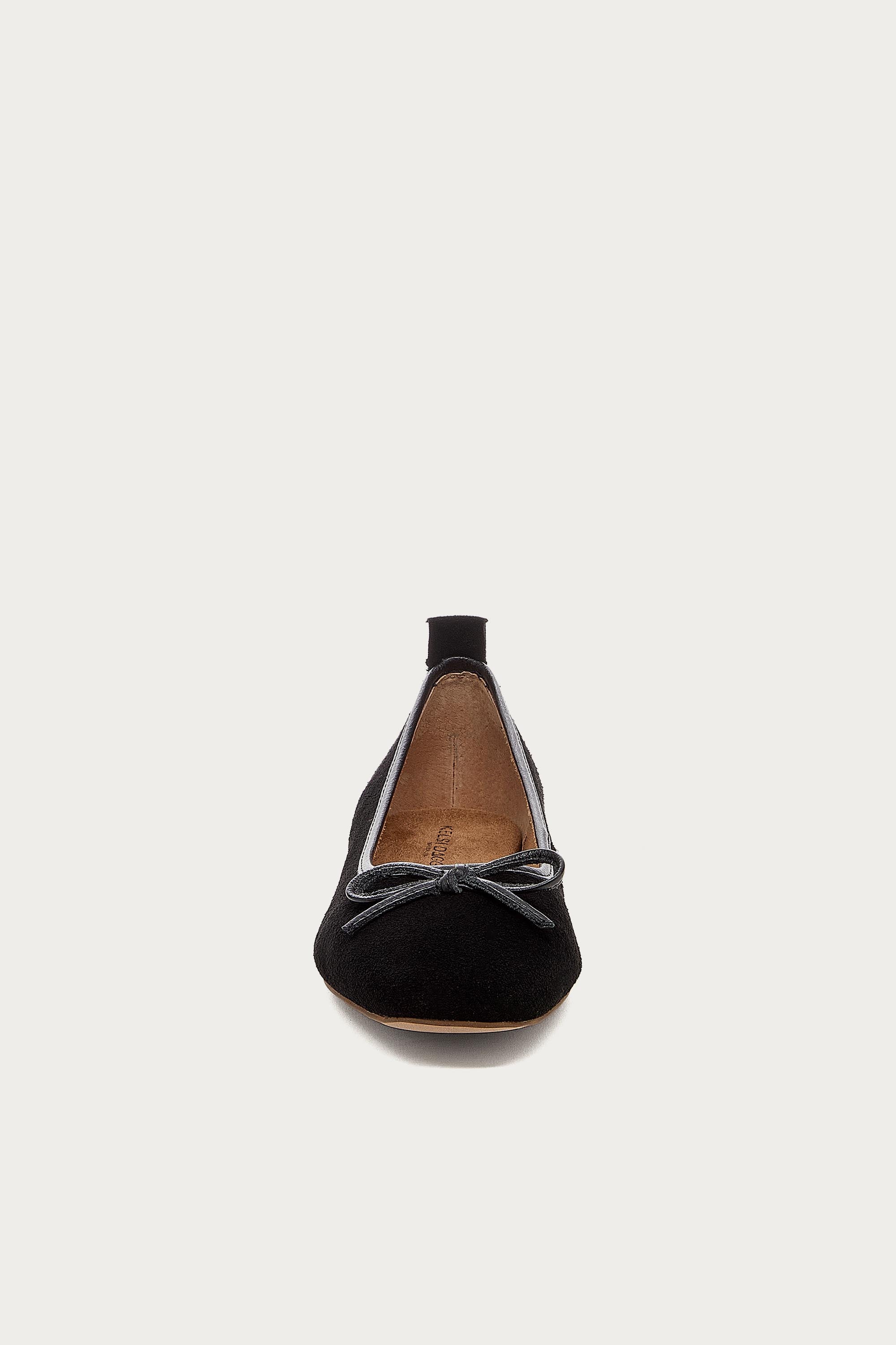 Frankie Black Suede Ballet Flats