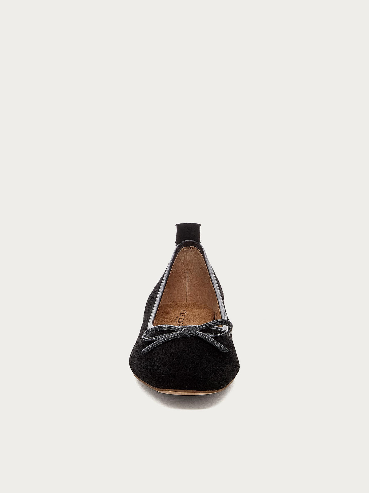 Frankie Black Suede Ballet Flats