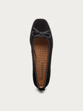 Frankie Black Suede Ballet Flats
