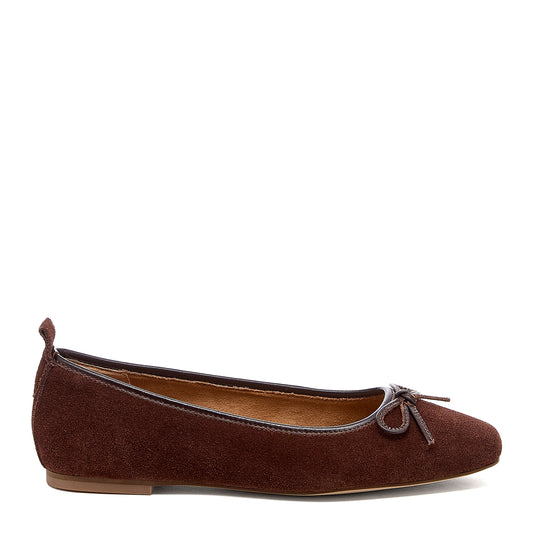 Frankie Warm Brown Ballet Flats