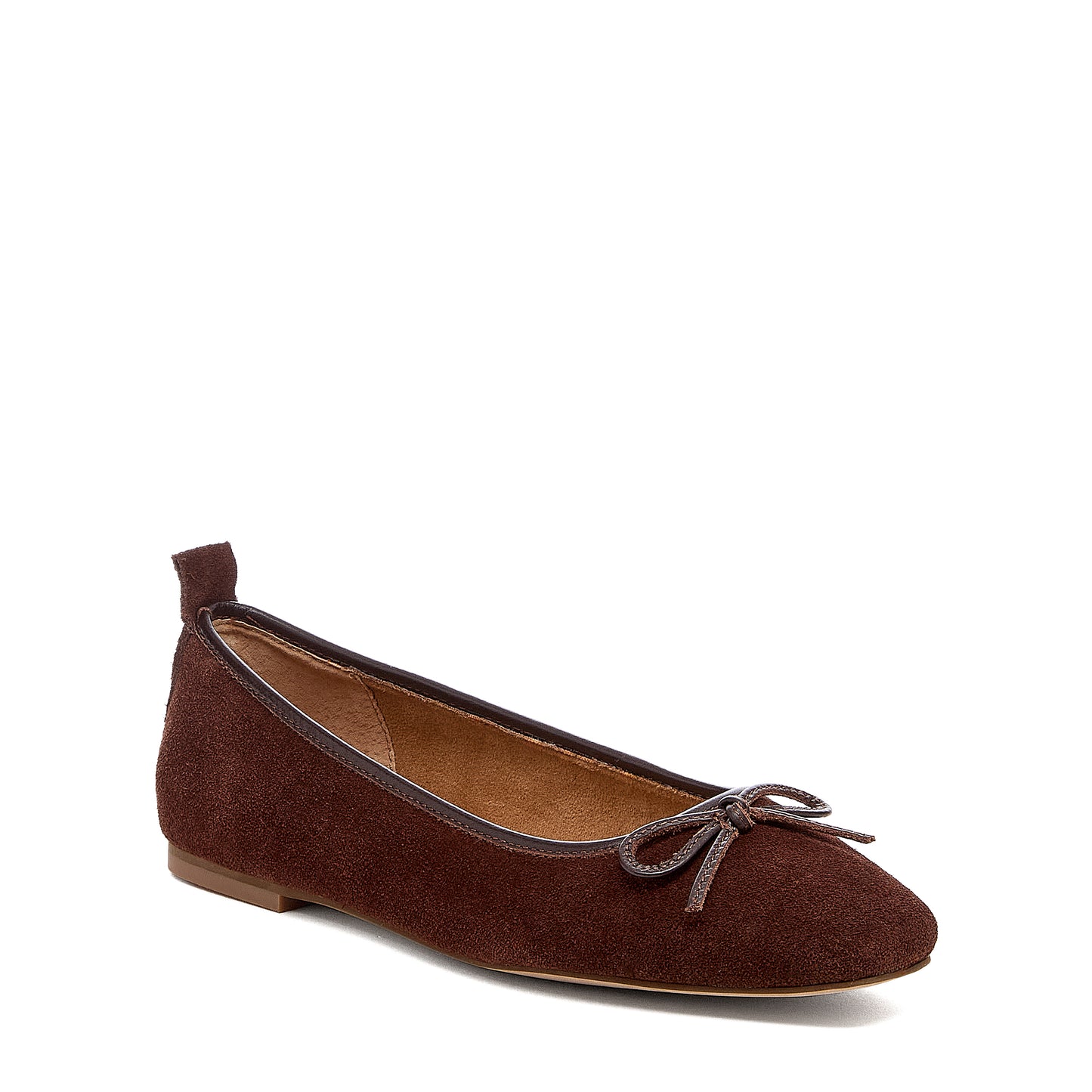 Frankie Warm Brown Ballet Flats
