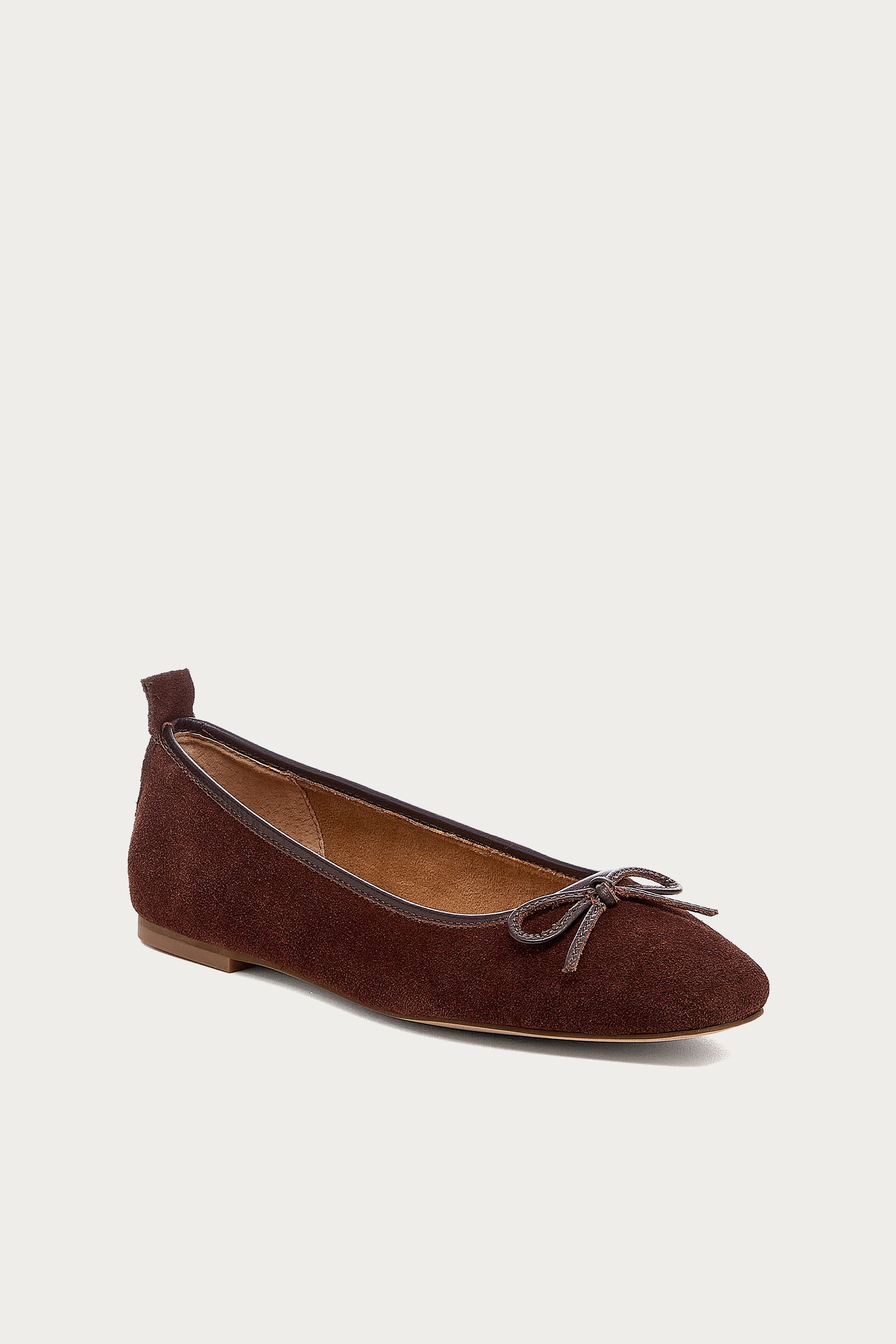 Frankie Warm Brown Ballet Flats