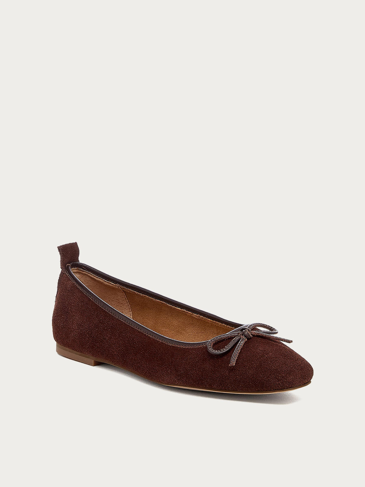 Frankie Warm Brown Ballet Flats