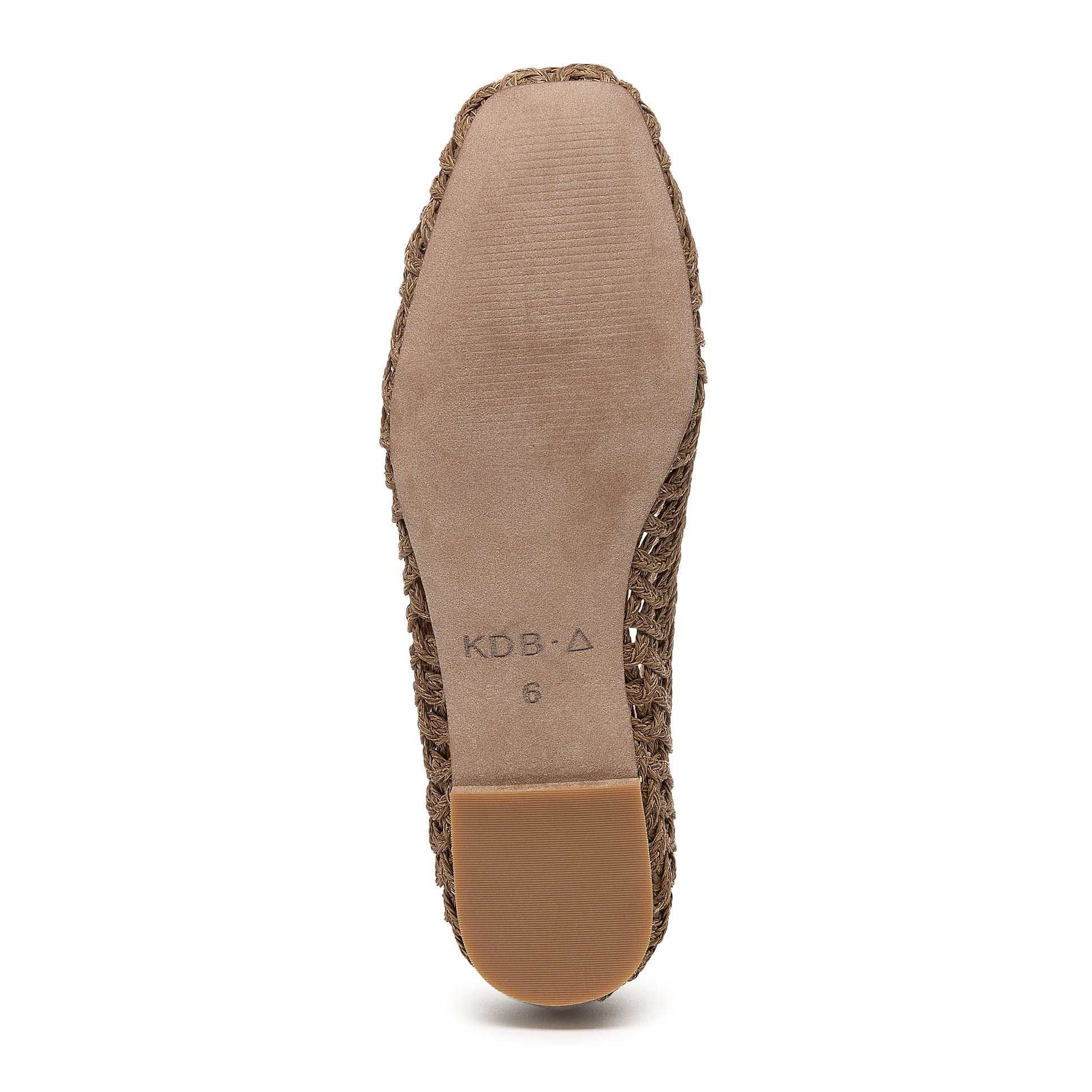 Kelsi Dagger Brooklyn Women's Frankie Crochet Ballet Flats Armadillo