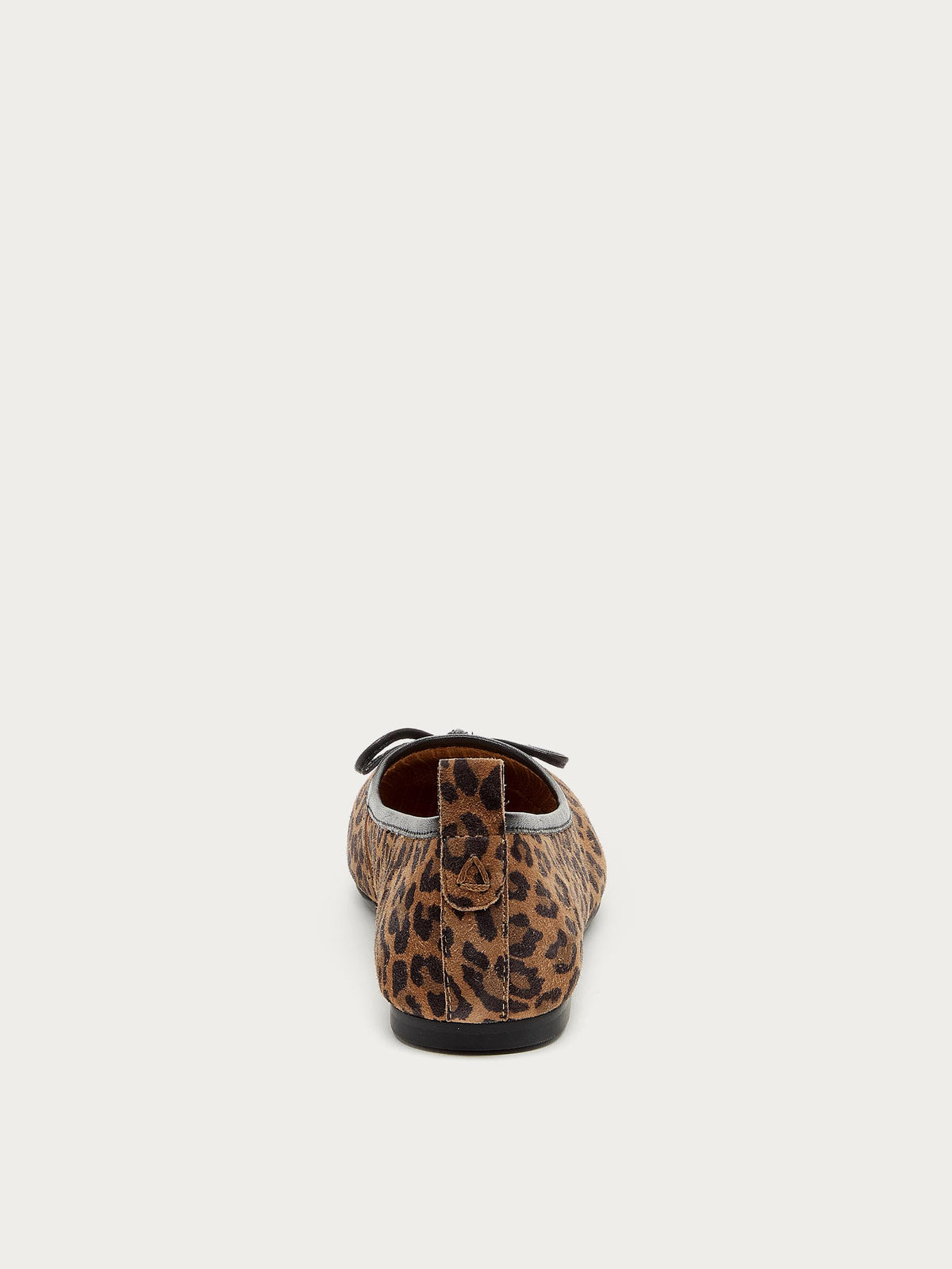 Frankie Black Leopard Ballet Flats