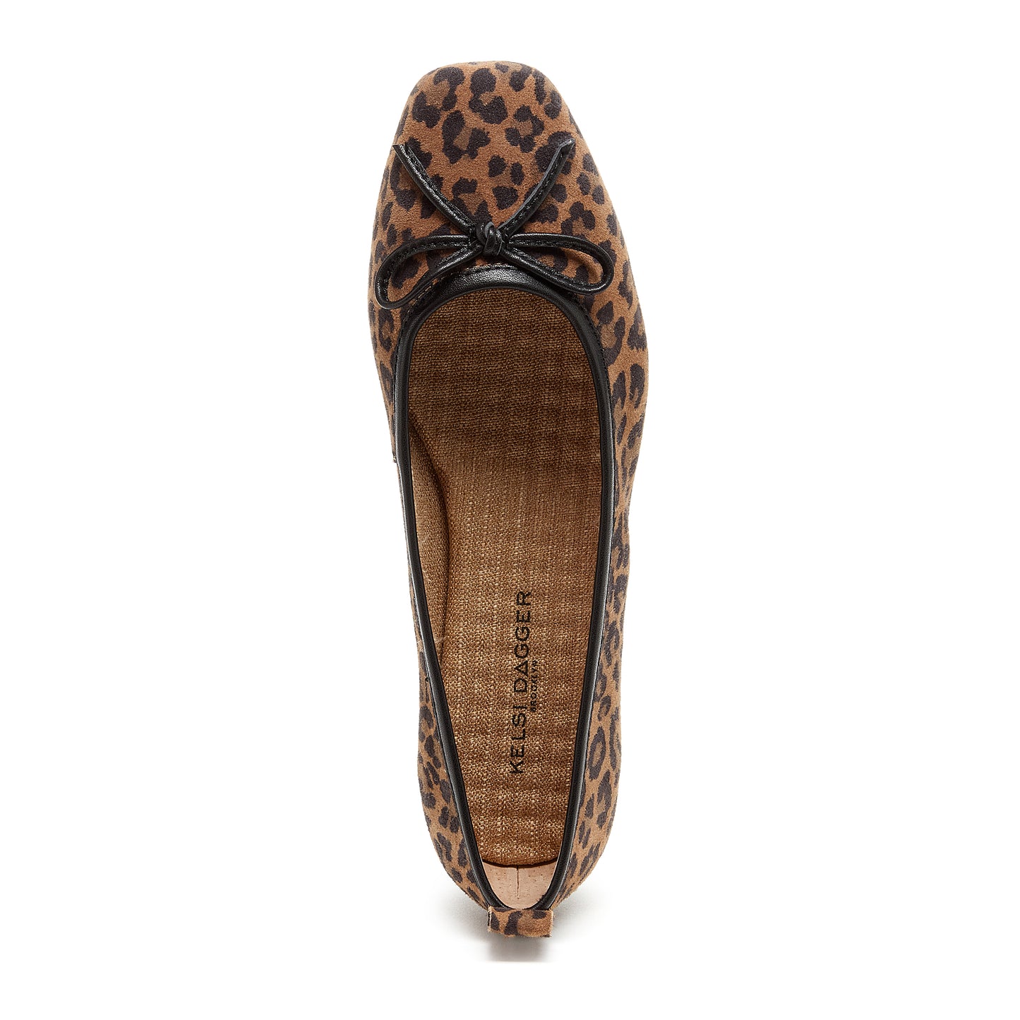 Frankie Black Leopard Ballet Flats