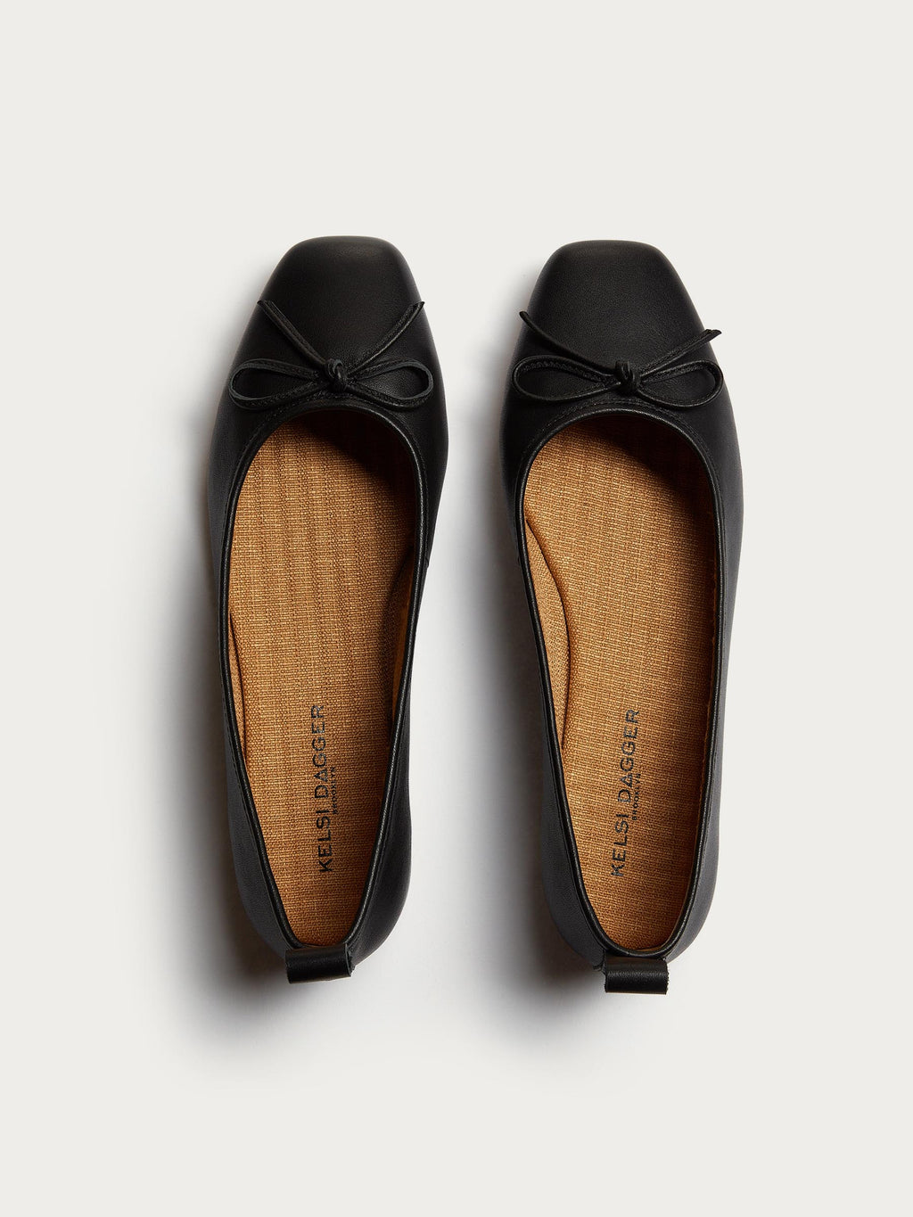 Frankie Black Ballet Flats