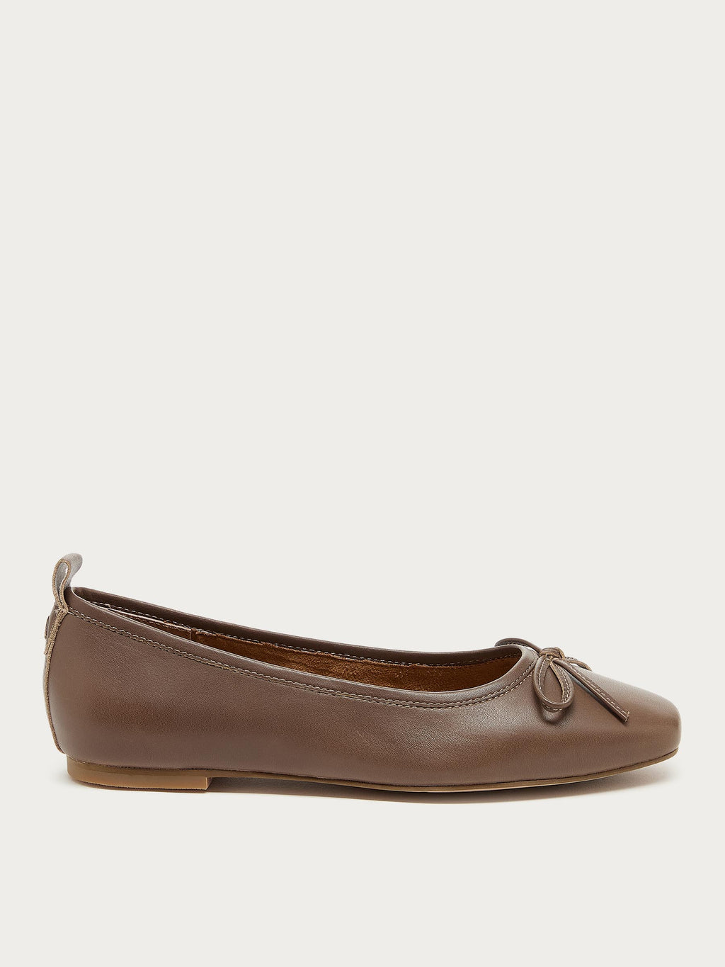 Frankie Taupe Ballet Flats
