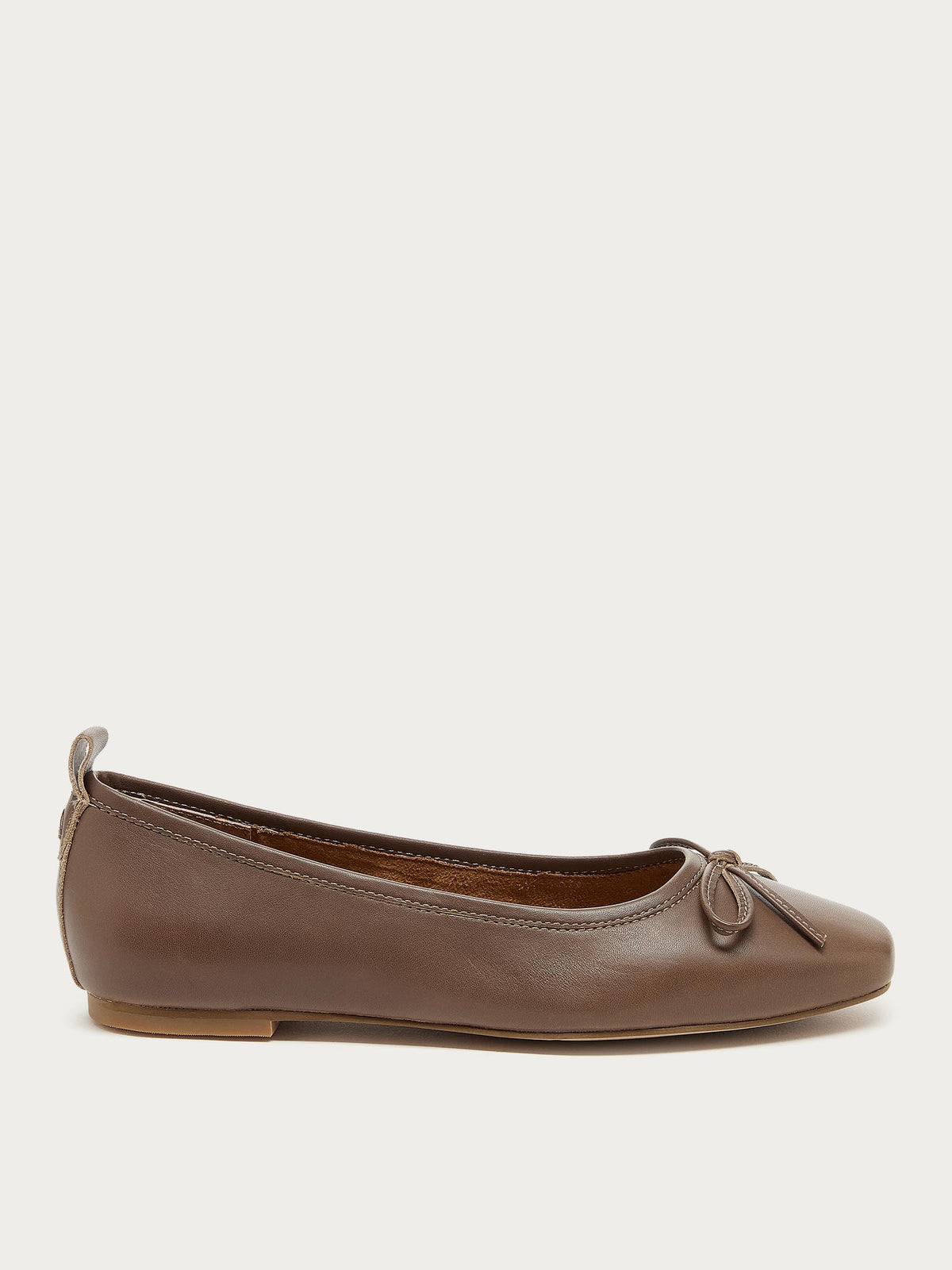 Frankie Taupe Ballet Flats
