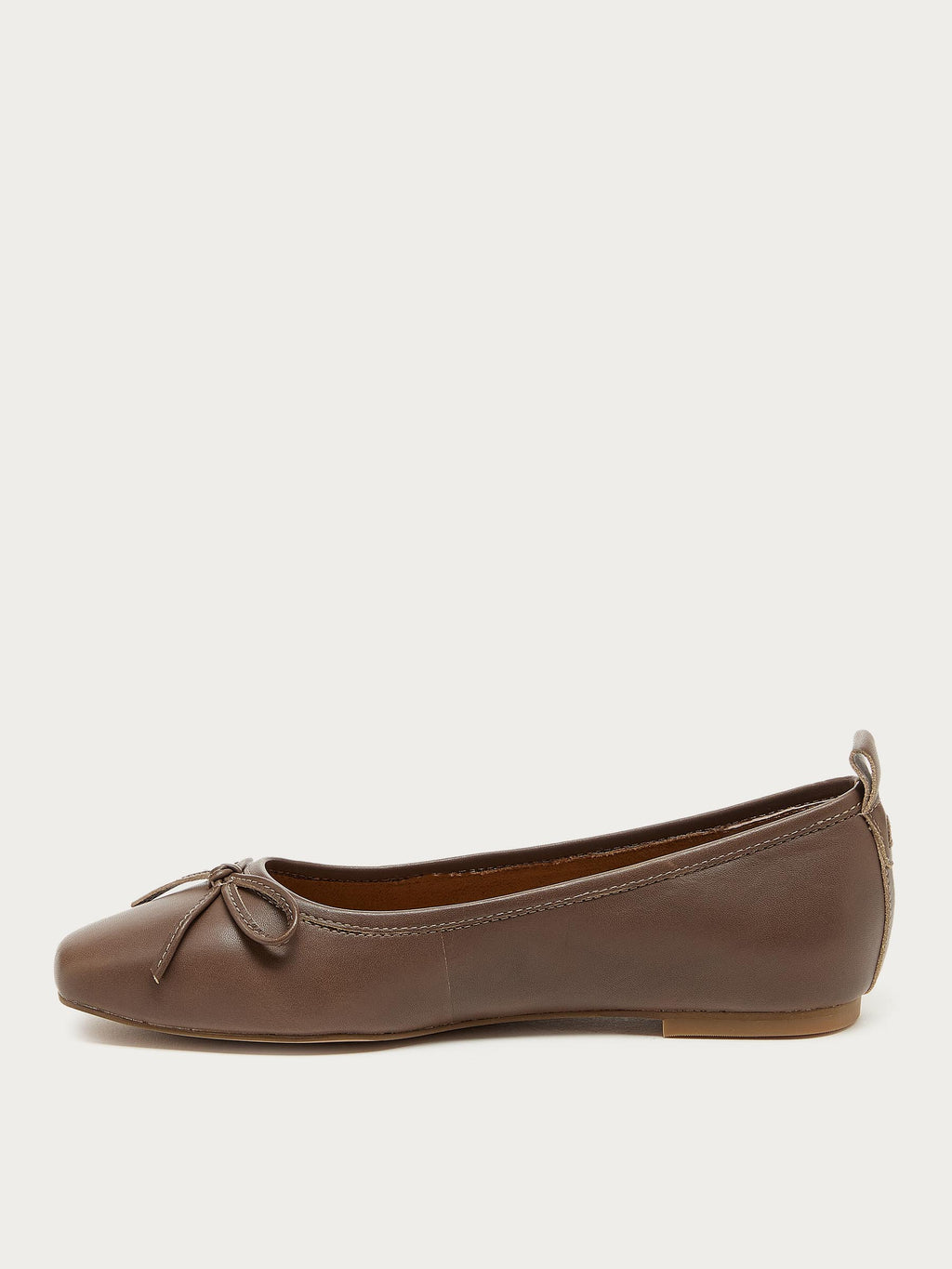 Frankie Taupe Ballet Flats