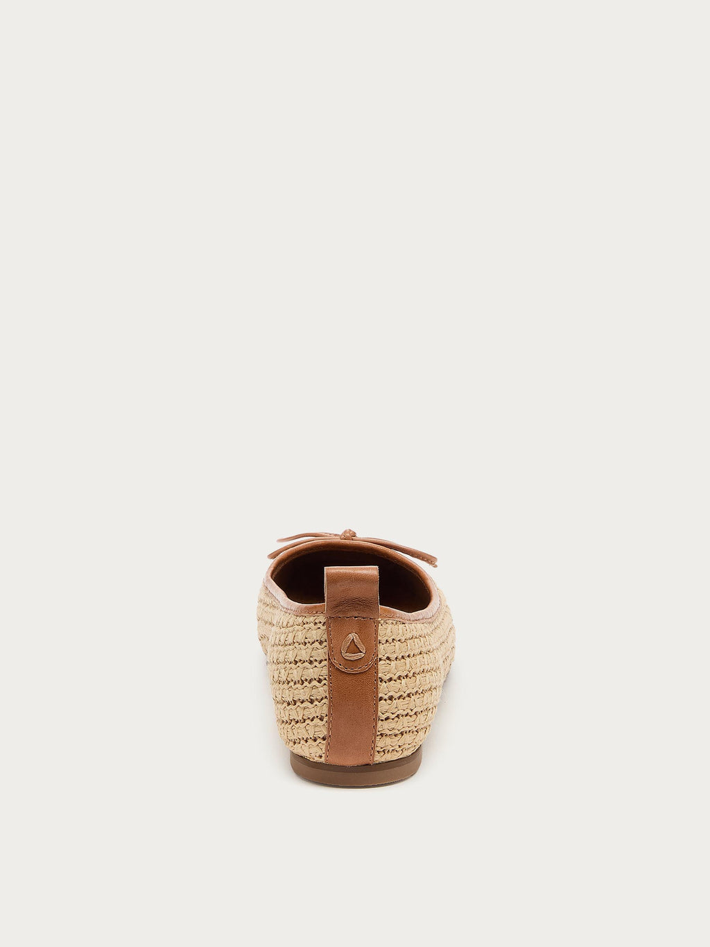 Frankie Natural Raffia Ballet Flats