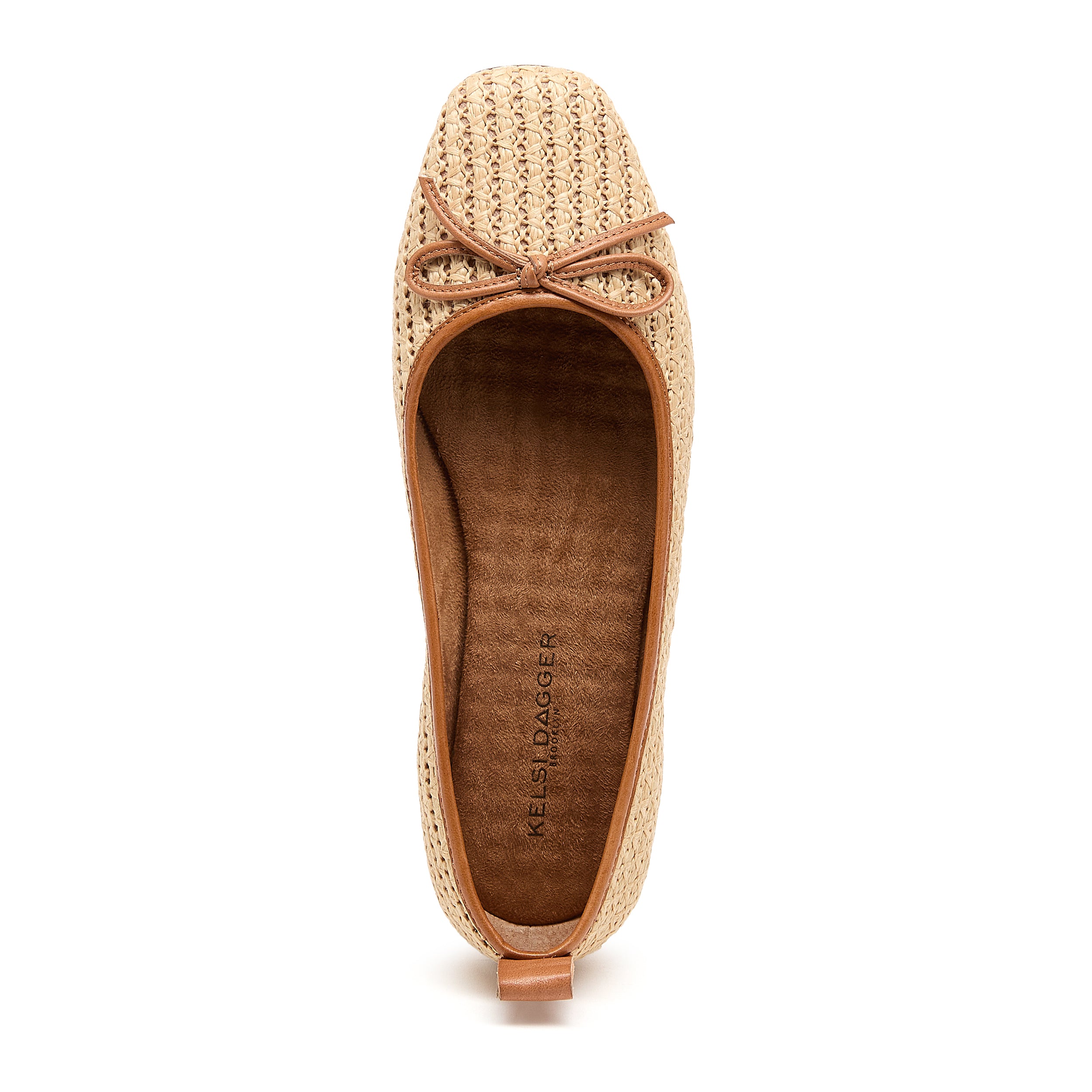 Kelsi Dagger Frankie Natural Raffia Ballet Flats – Kelsi Dagger BK