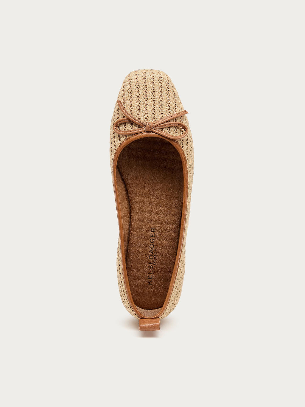 Frankie Natural Raffia Ballet Flats