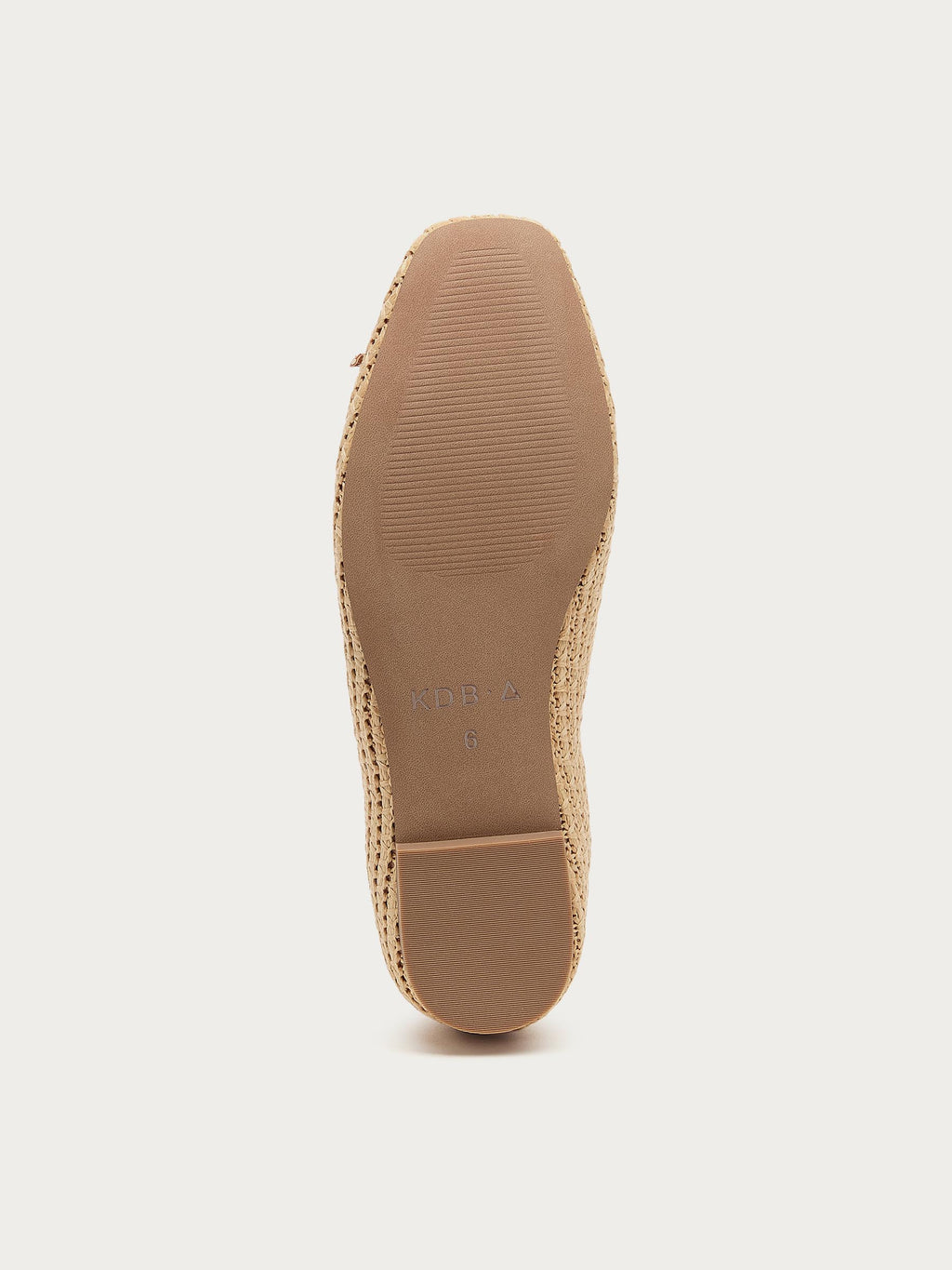 Frankie Natural Raffia Ballet Flats