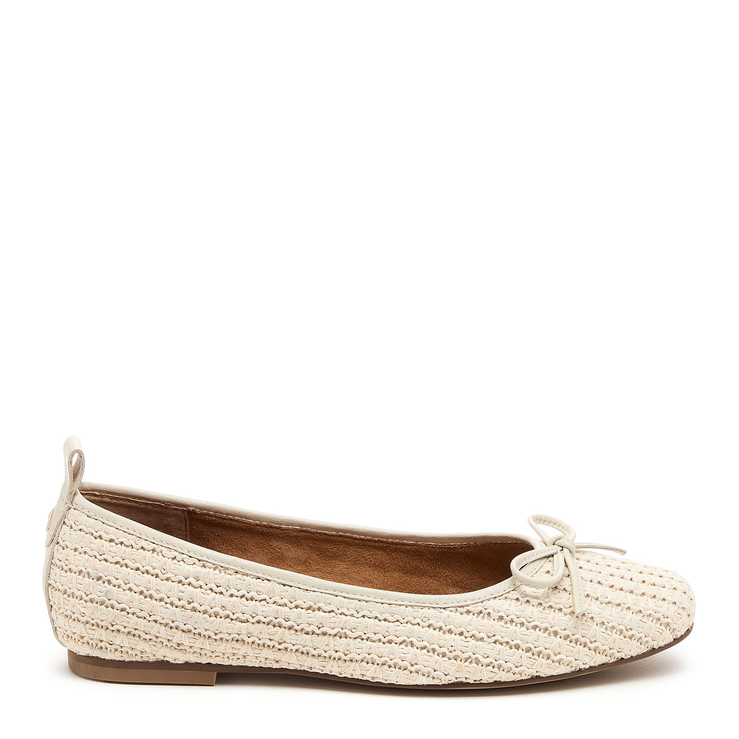 Kelsi Dagger Women's Franke Salt Raffia Ballet Flats