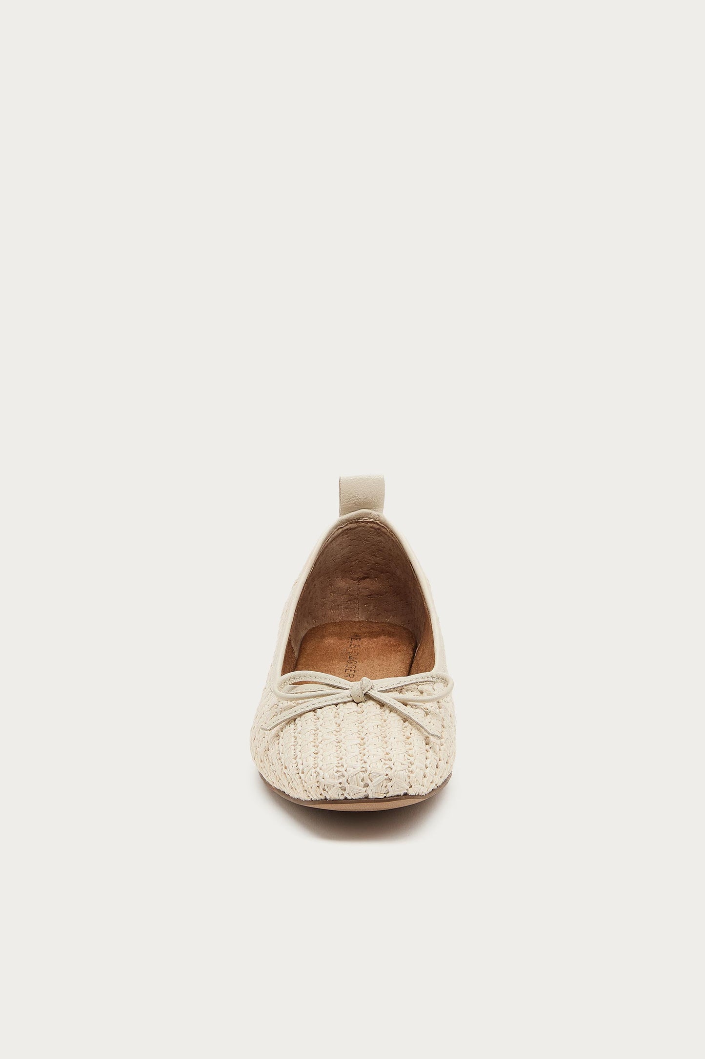 Frankie Salt Raffia Ballet Flats