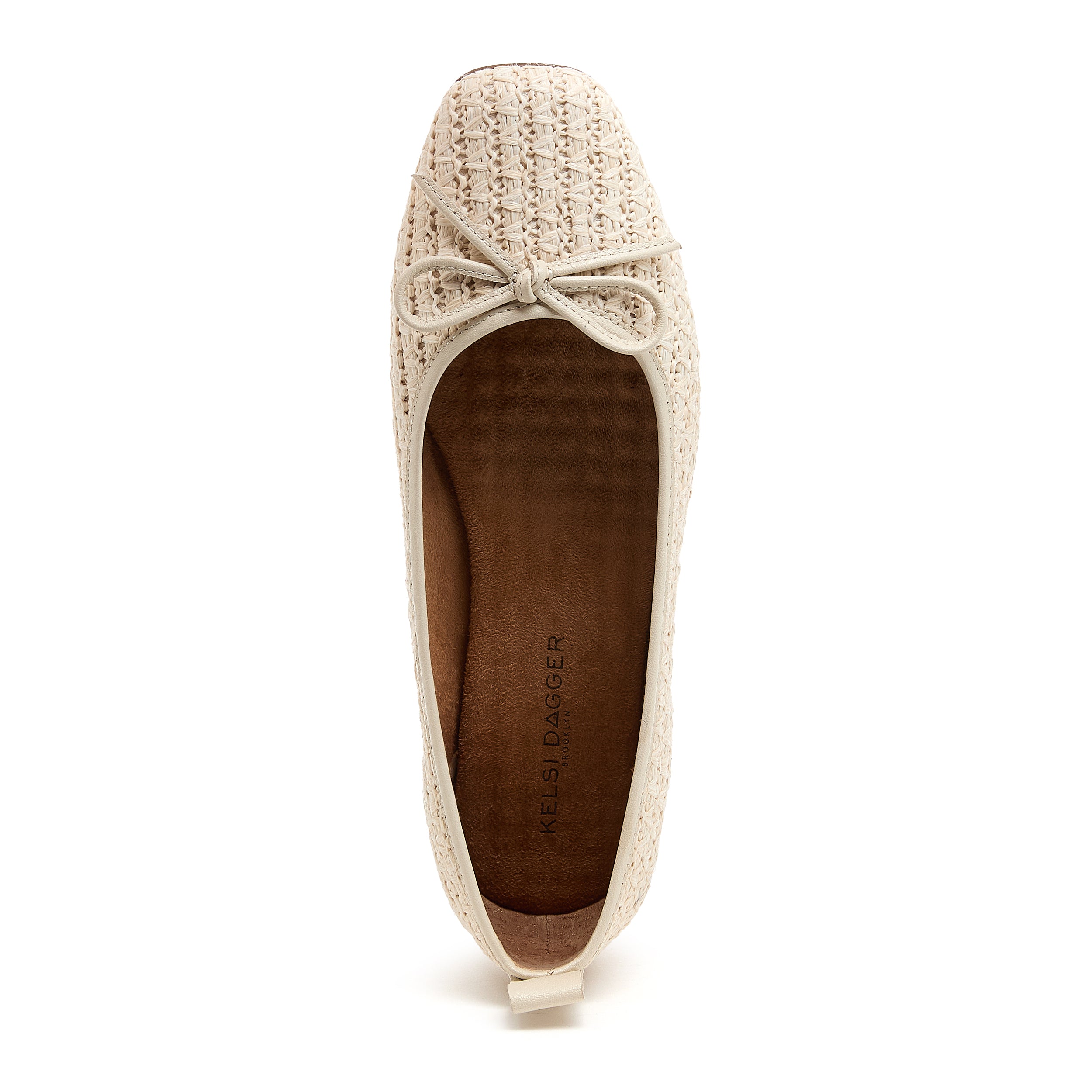 Kelsi Dagger Frankie Salt Raffia Ballet Flats – Kelsi Dagger BK