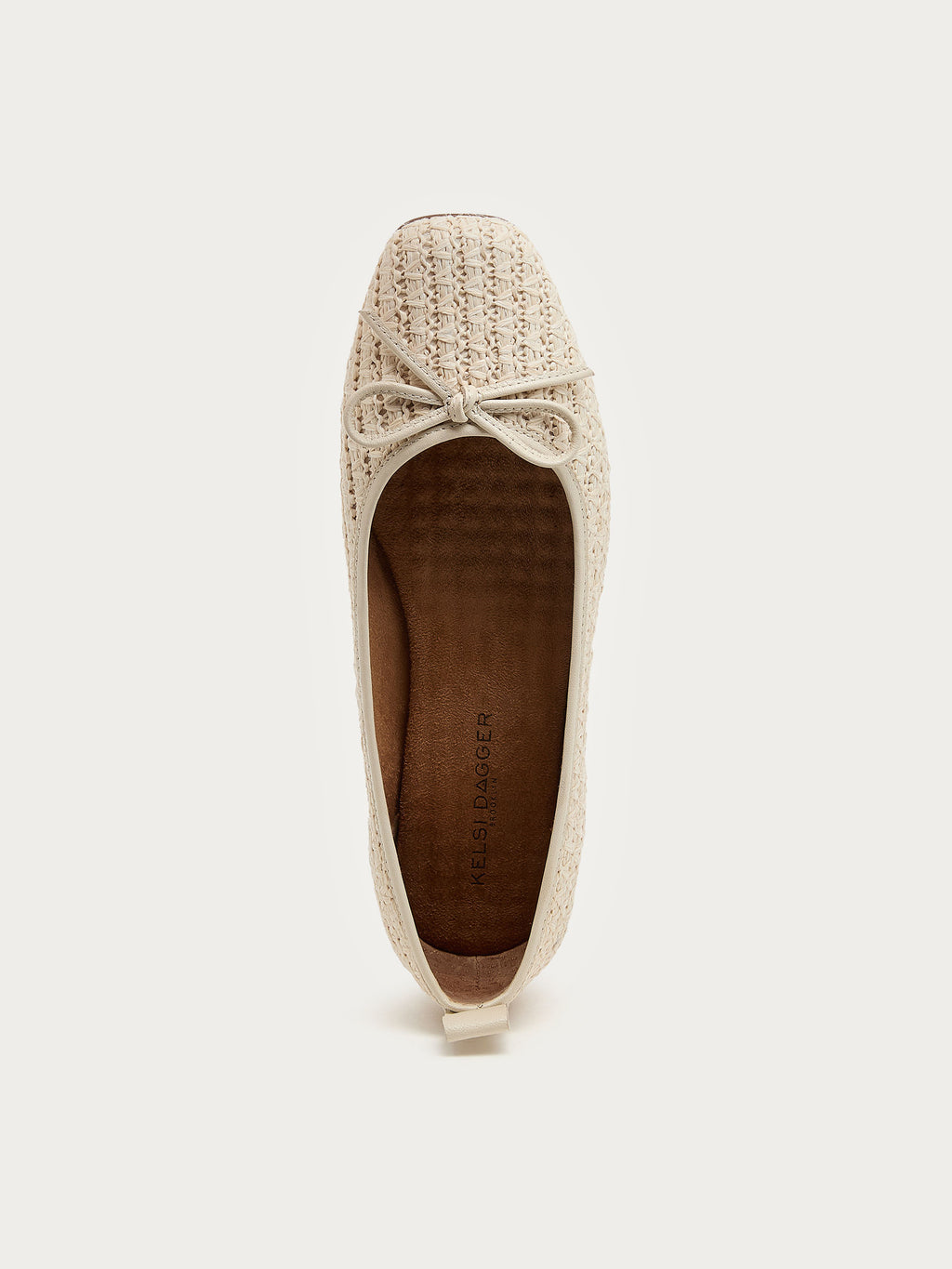 Frankie Salt Raffia Ballet Flats