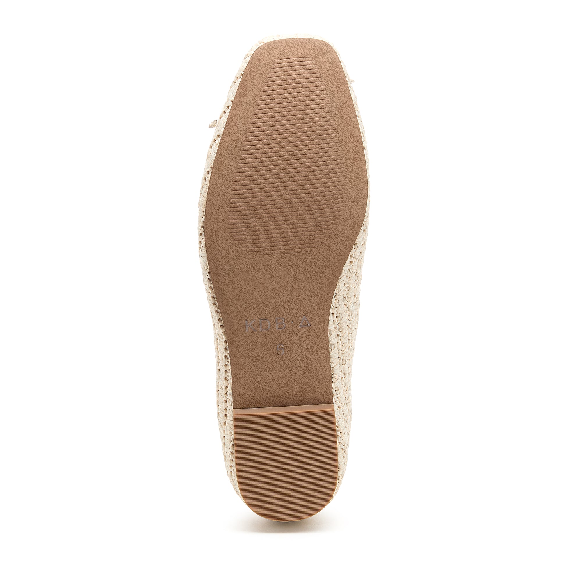 Kelsi Dagger Women's Franke Salt Raffia Ballet Flats