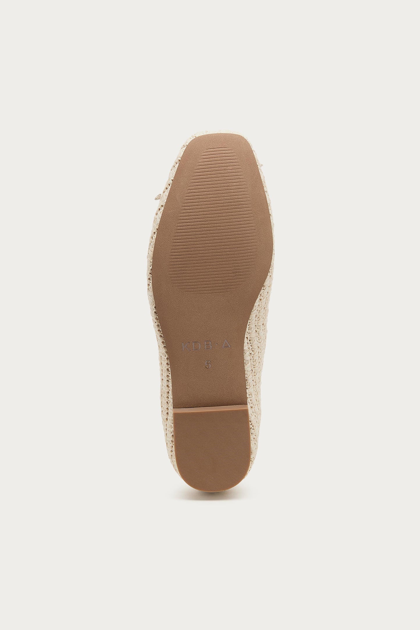 Frankie Salt Raffia Ballet Flats