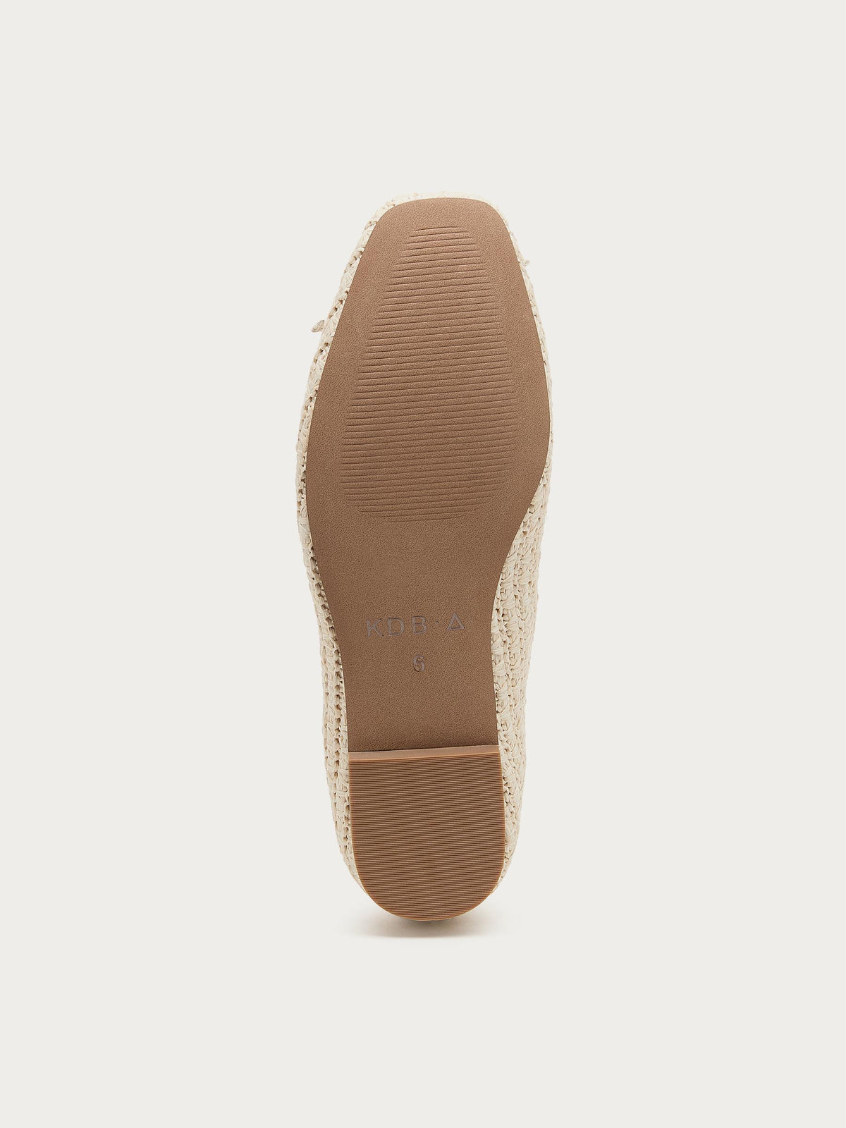 Frankie Salt Raffia Ballet Flats