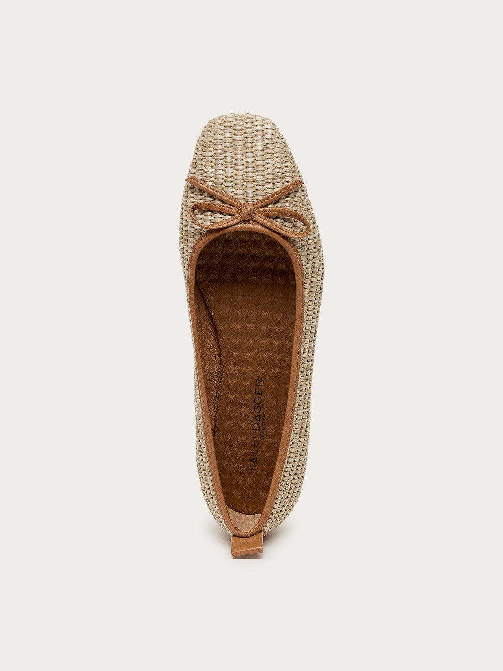 Frankie Mini Raffia Ballet Flats