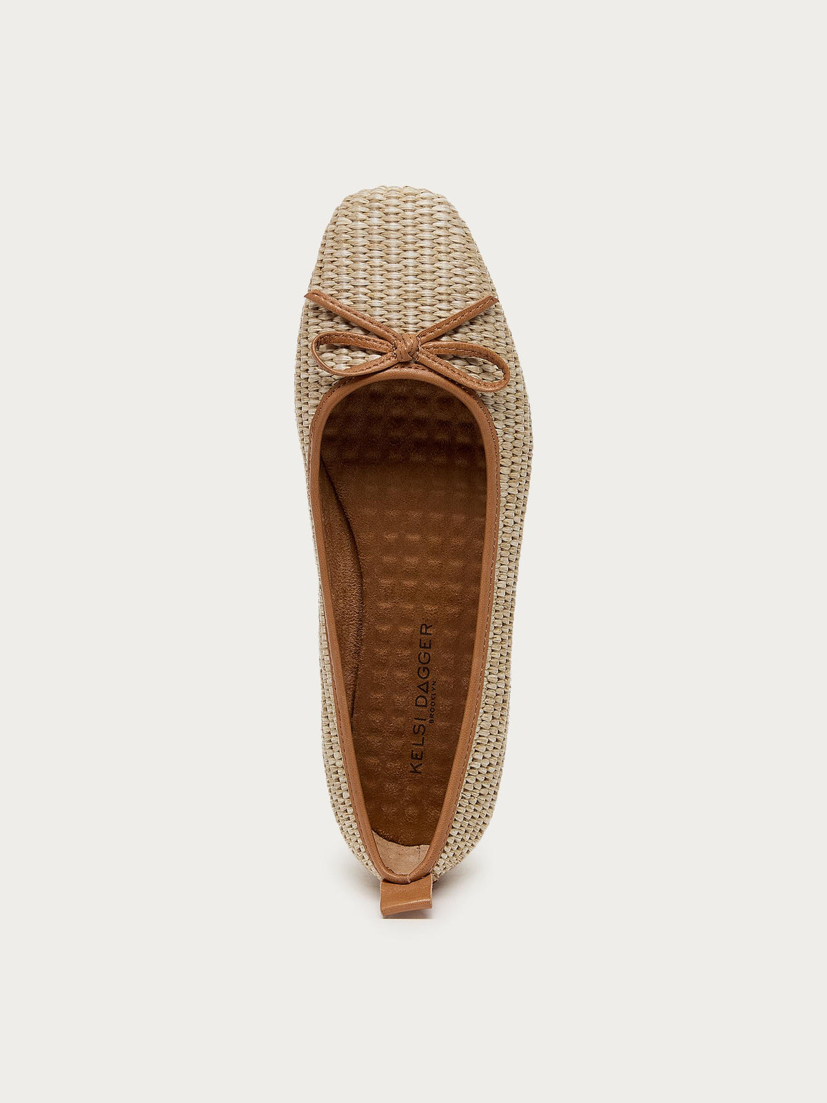 Frankie Mini Raffia Ballet Flats
