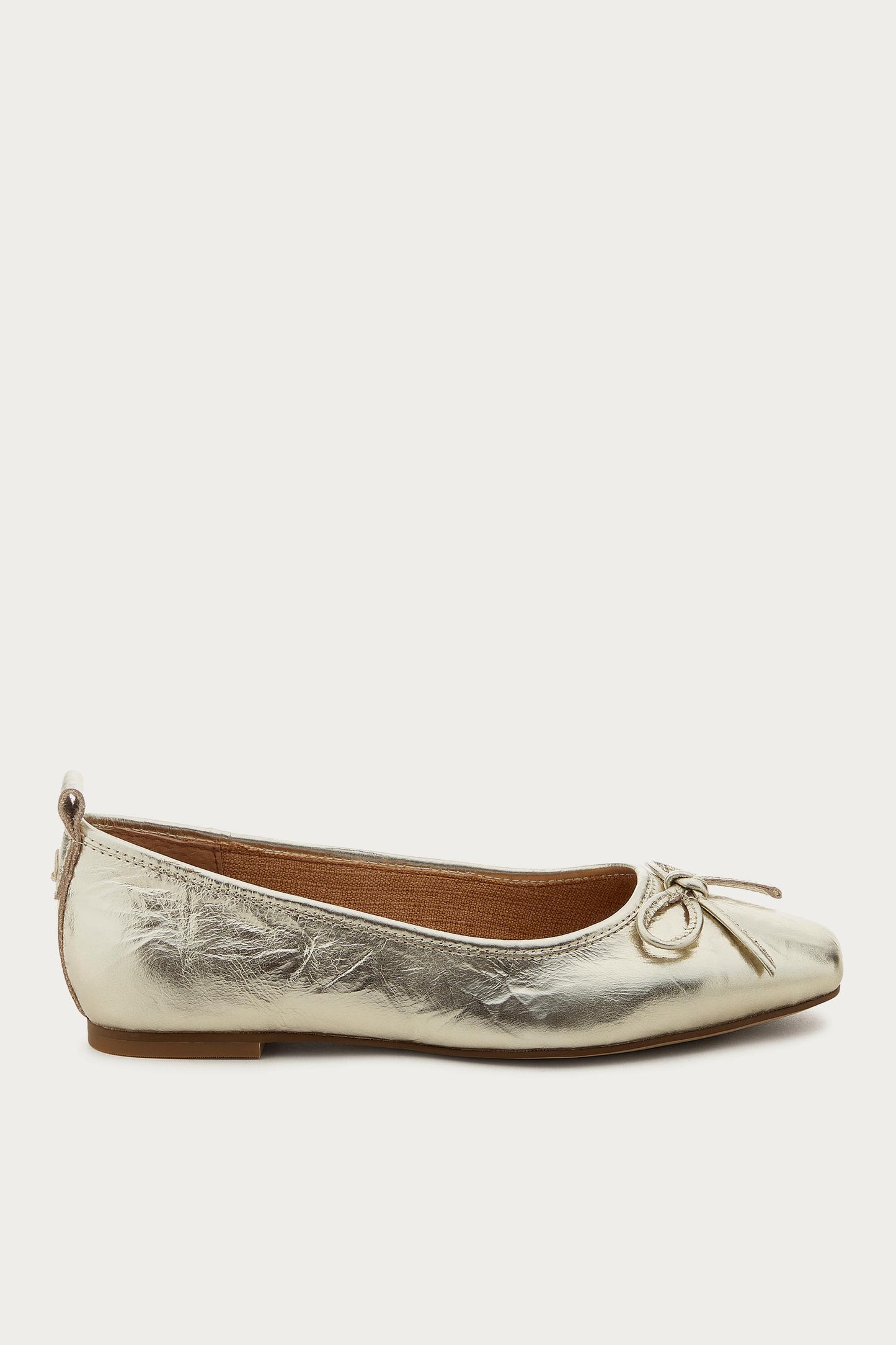 Frankie Gold Ballet Flats