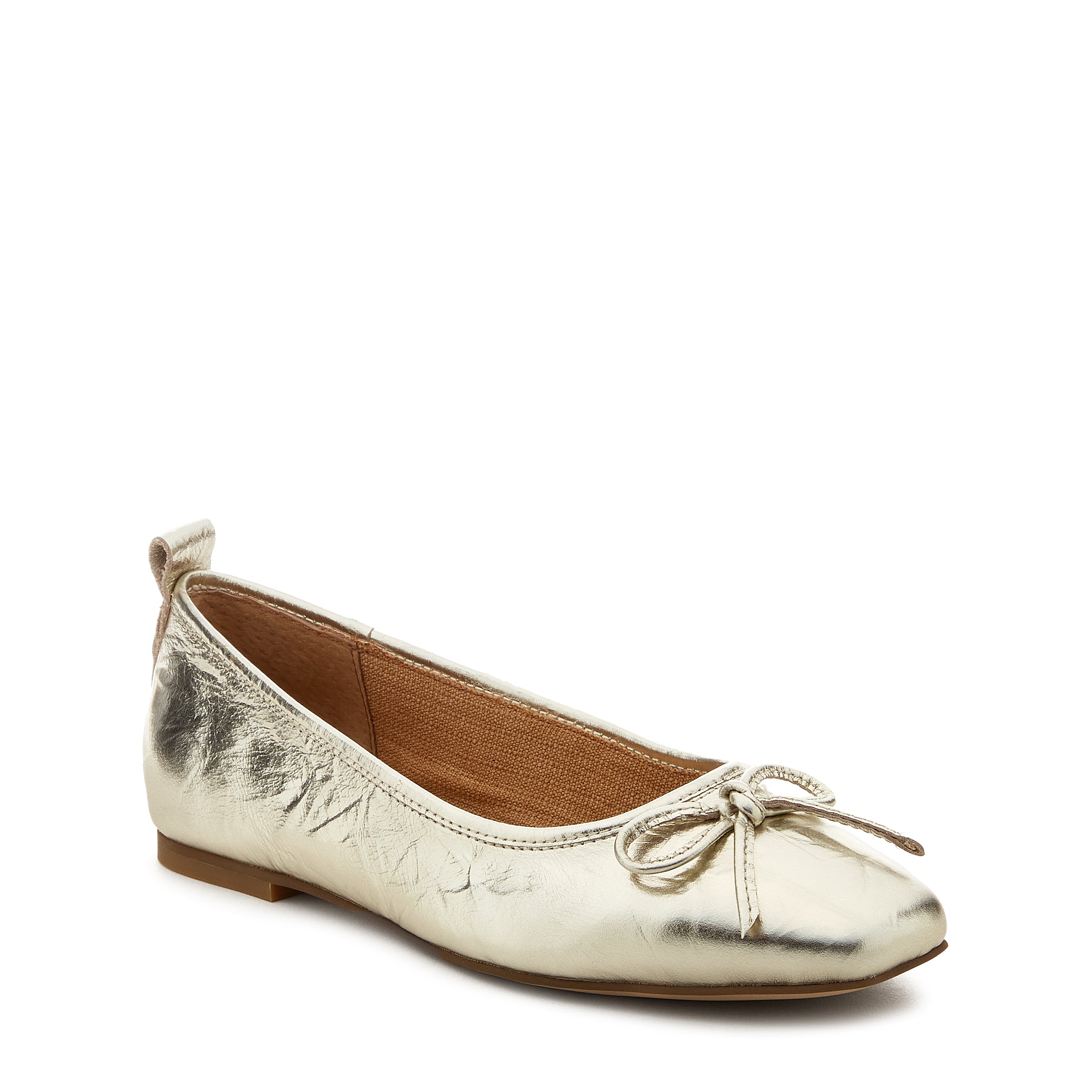 Women's Frankie Gold Ballet Flats by Kelsi Dagger BK®